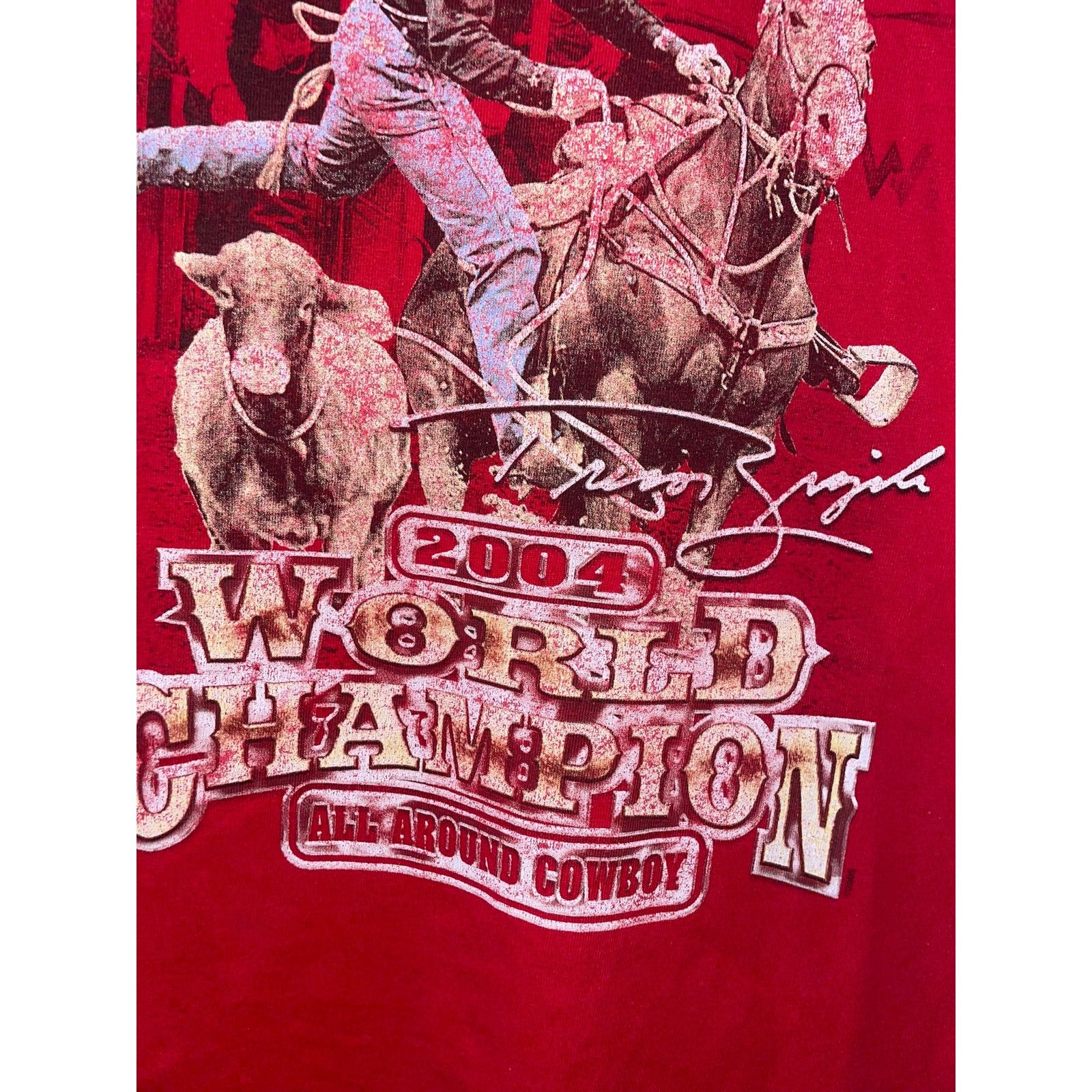 Wrangler Vintage Wrangler Rodeo Shirt Trevor Brazile Cowboy Tee Y2k 2 Size US XXL / EU 58 / 5 - 8 Thumbnail