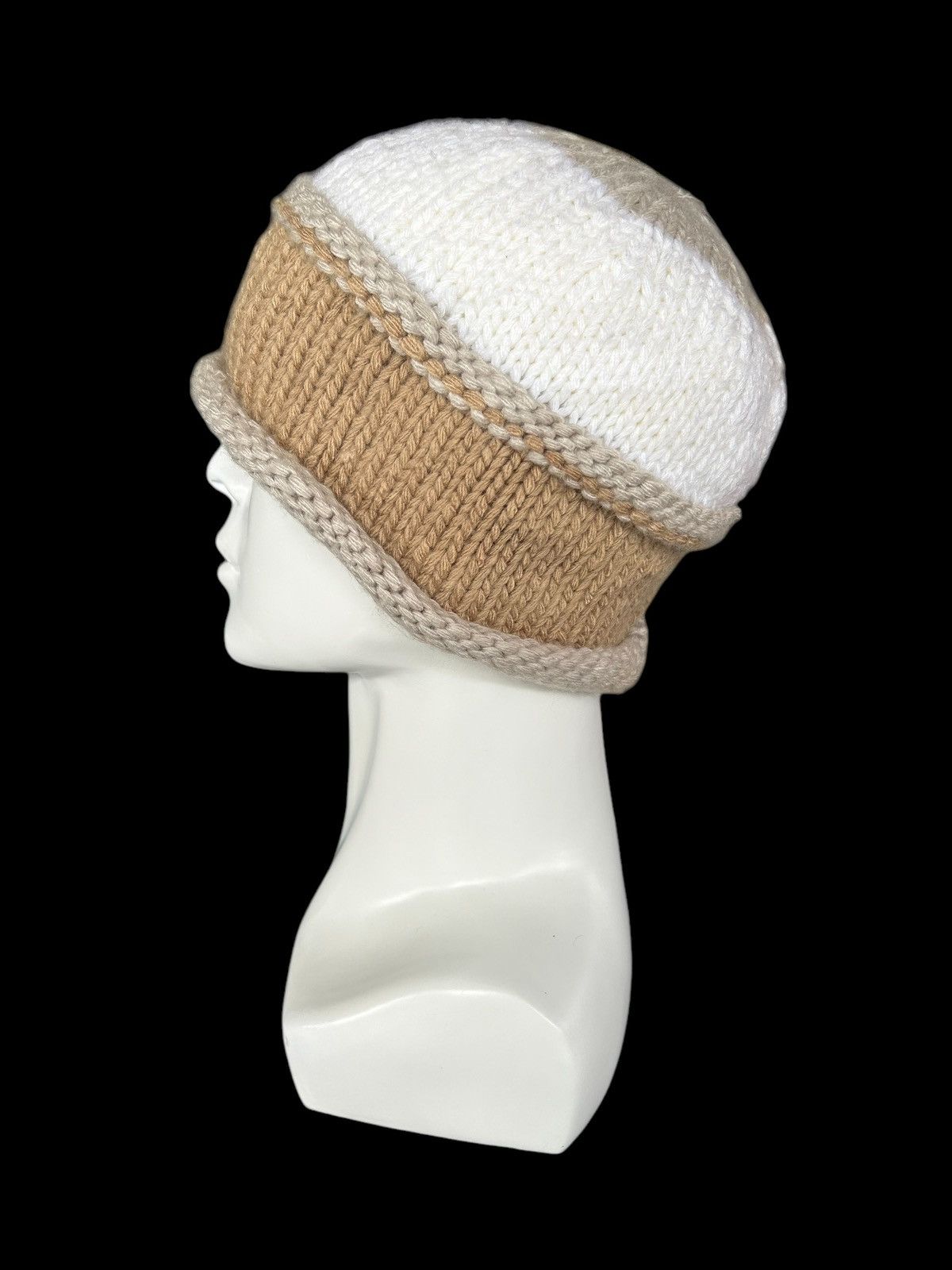 Japanese Brand × Kapital × Vintage Crochet Knitted handmade Beanie Hats ☠️☠️ Size ONE SIZE - 3 Thumbnail