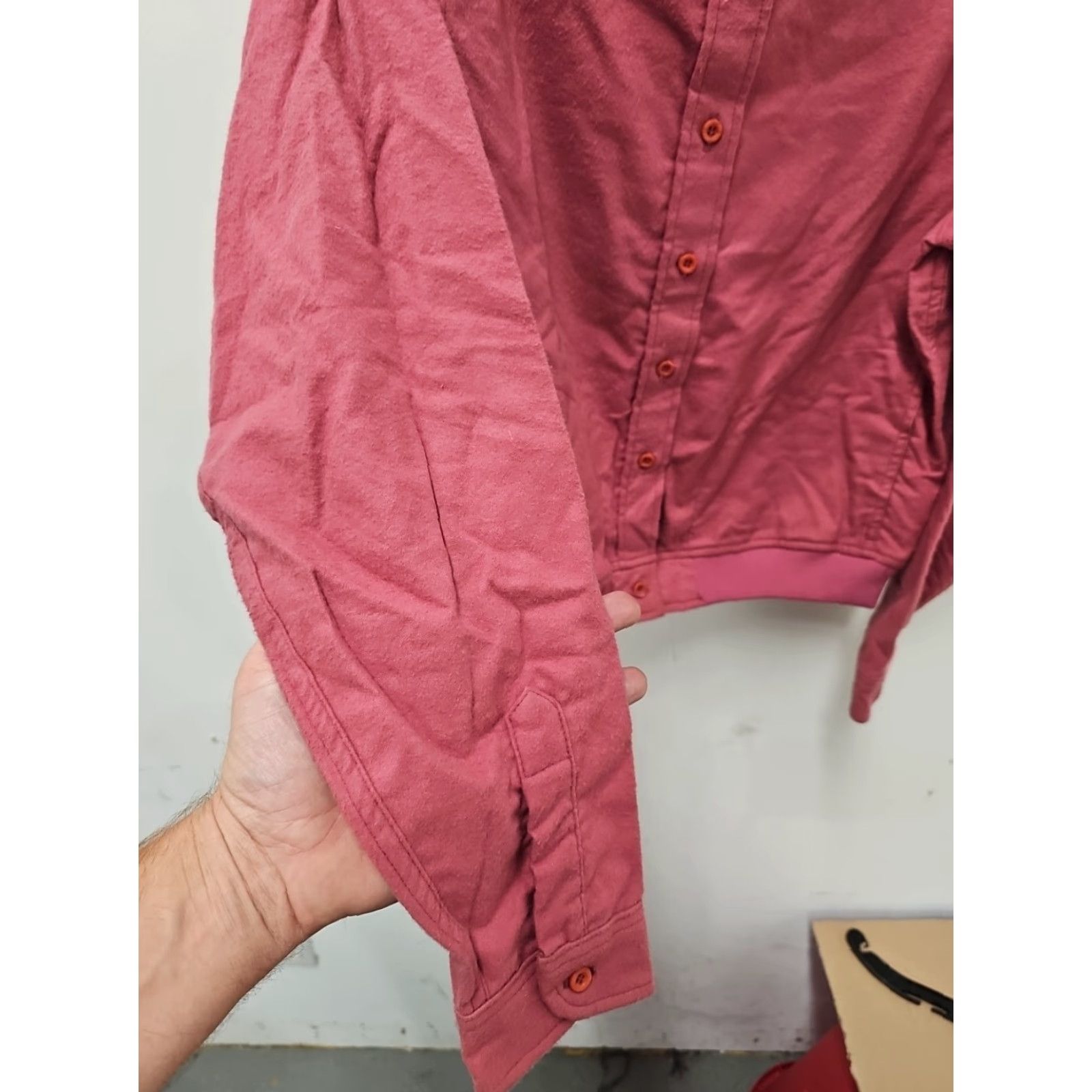 Vintage VINTAGE Woolrich Shirt Womens Large Chamois Flannel JACKET Western USA Pink Cotton Long Sleeve Collared Button-Up Regular Womens Size L / US 10 / IT 46 - 2 Thumbnail