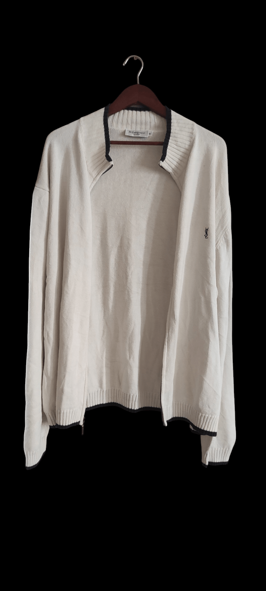 Yves Saint Laurent Yves Saint Laurent Sweater Knit Full Zip YSL Size XXL Size US XXL / EU 58 / 5 - 2 Thumbnail