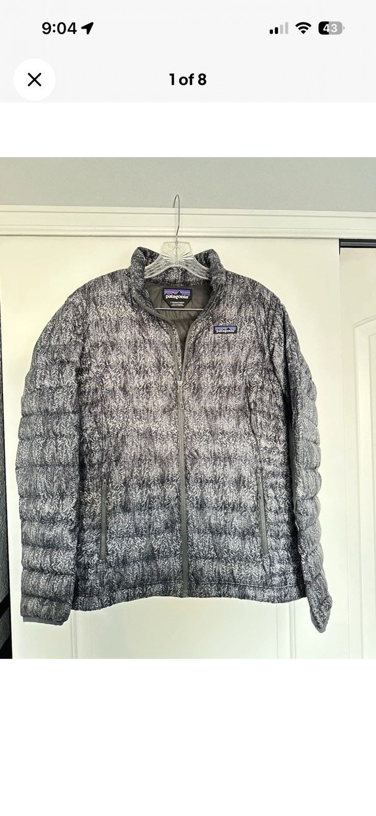 Patagonia Patagonia Women’s Down Puffer Jacket Terrain Green Size L Size L / US 10 / IT 46 - 1 Thumbnail