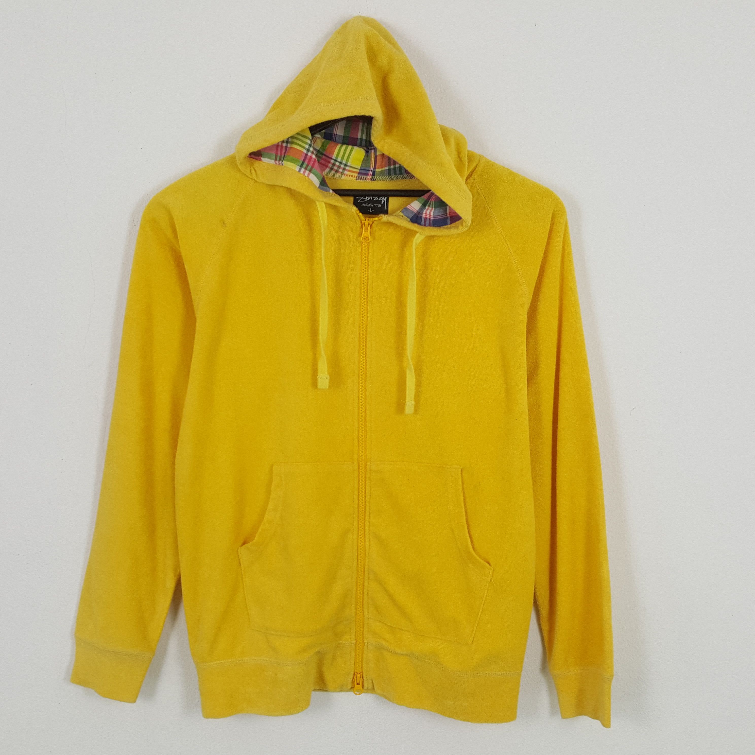 Stussy × Vintage STUSSY Streetwear Custom Art Logo Style Zipper Hoodies Size US M / EU 48-50 / 2 - 3 Thumbnail