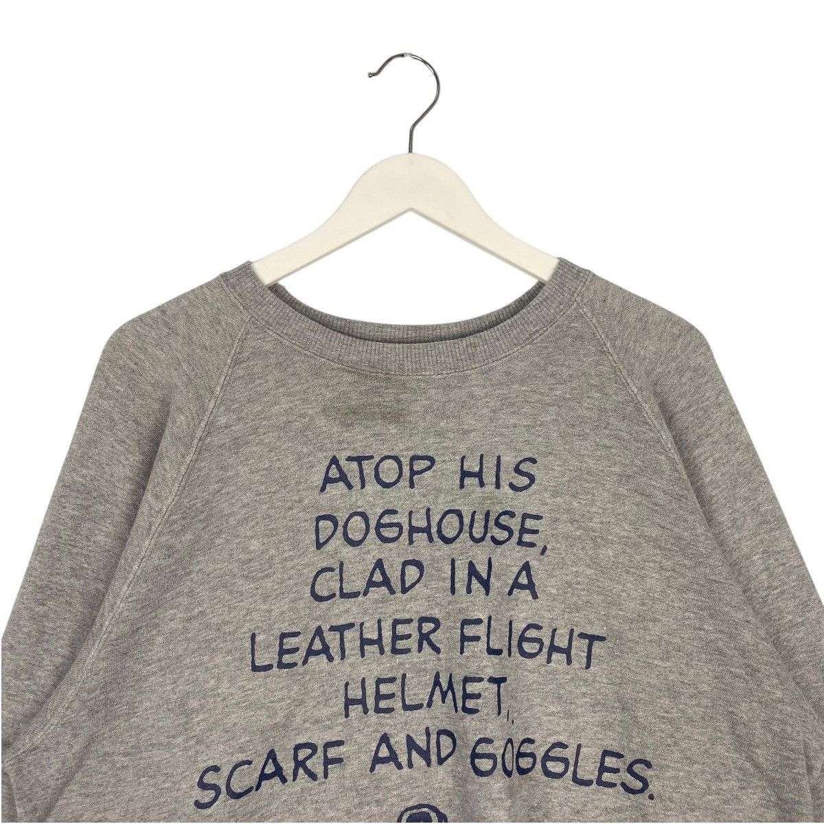 Vintage Vintage Peanut Snoopy Sweatshirt Crewneck Grey Size M Size M / US 6-8 / IT 42-44 - 4 Thumbnail