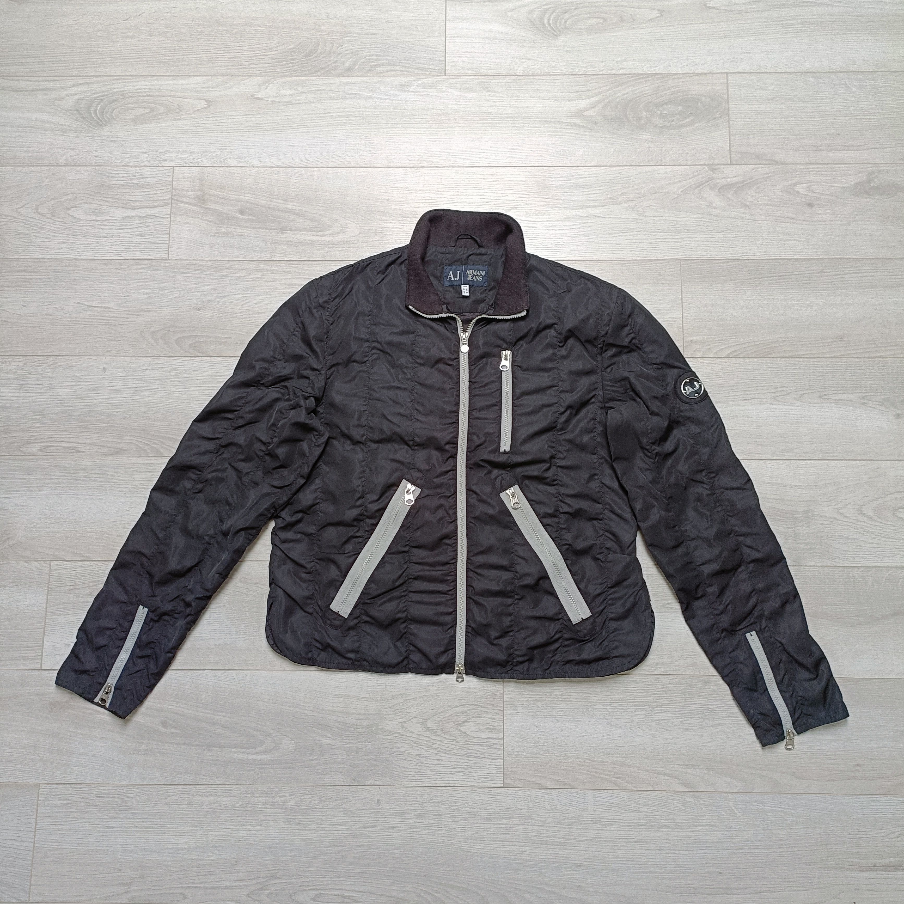 Armani Men's Black Quilted Jacket ! Size US XL / EU 56 / 4 - 1 Thumbnail