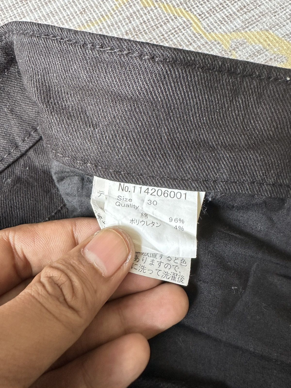 Japanese Brand XFRM Japan Black Jeans Size US 29 - 16 Thumbnail