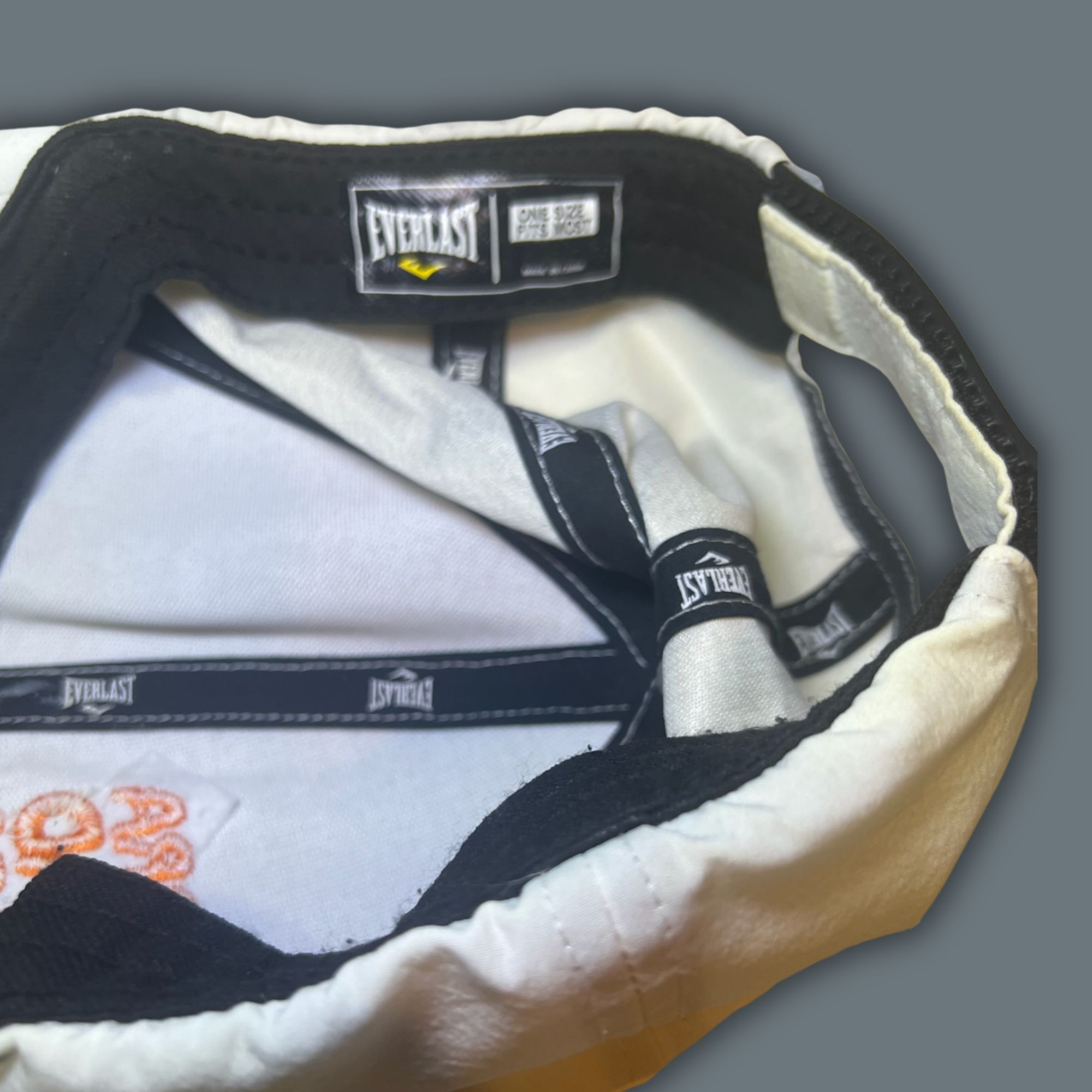 Everlast Everlast Baseball Cap With "Abra Kad Abra" Orange Embroidery Size ONE SIZE - 5 Thumbnail
