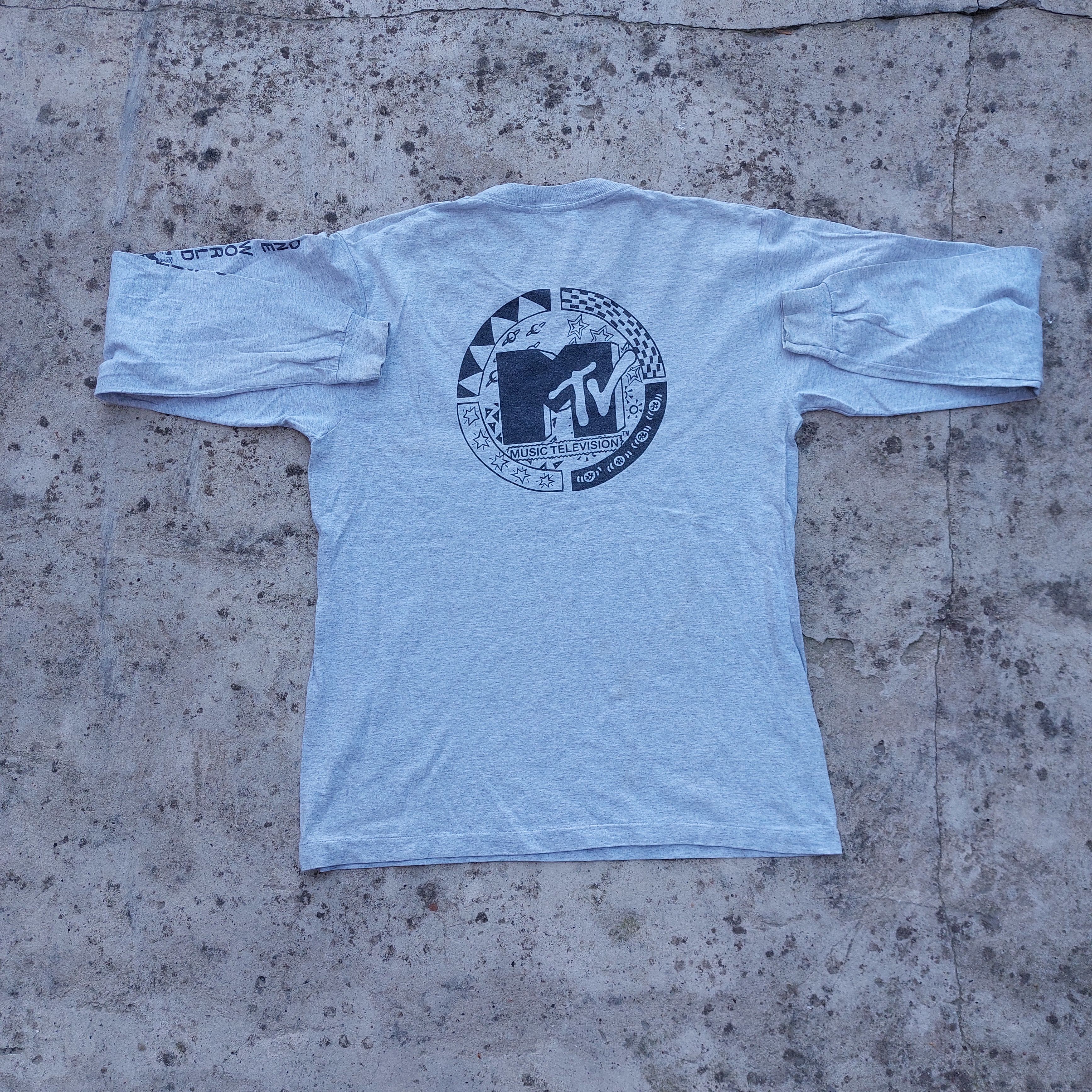 Band Tees × Mtv × Vintage mtv music television vintage 90s longsleeve shirt Size US XL / EU 56 / 4 - 8 Thumbnail