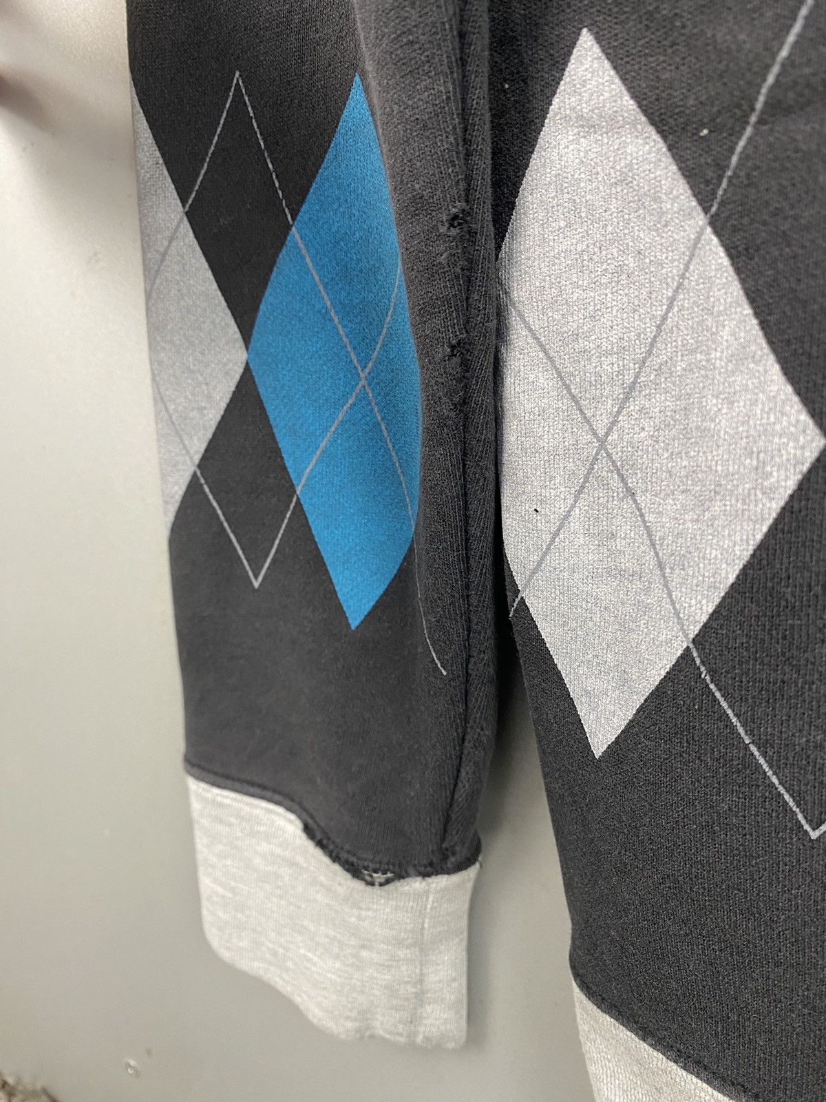 Japanese Brand Tkmixpice Argyle Cardigan Size US M / EU 48-50 / 2 - 6 Thumbnail