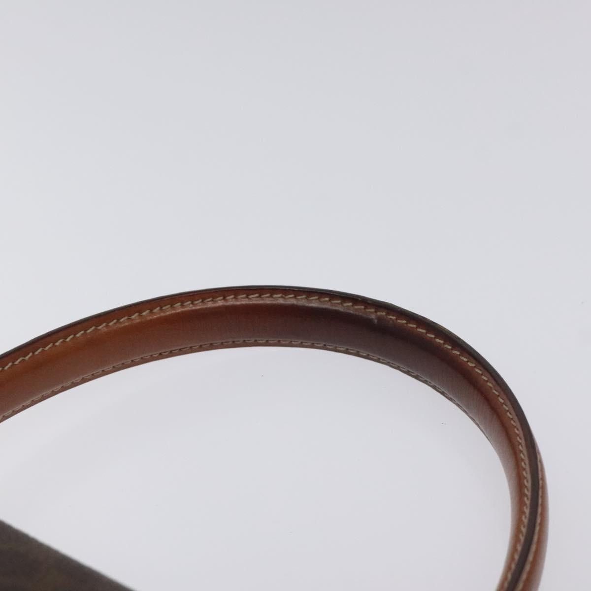 Celine CELINE Macadam Canvas Hand Bag Pvc Leather Brown Gold Size ONE SIZE - 8 Thumbnail