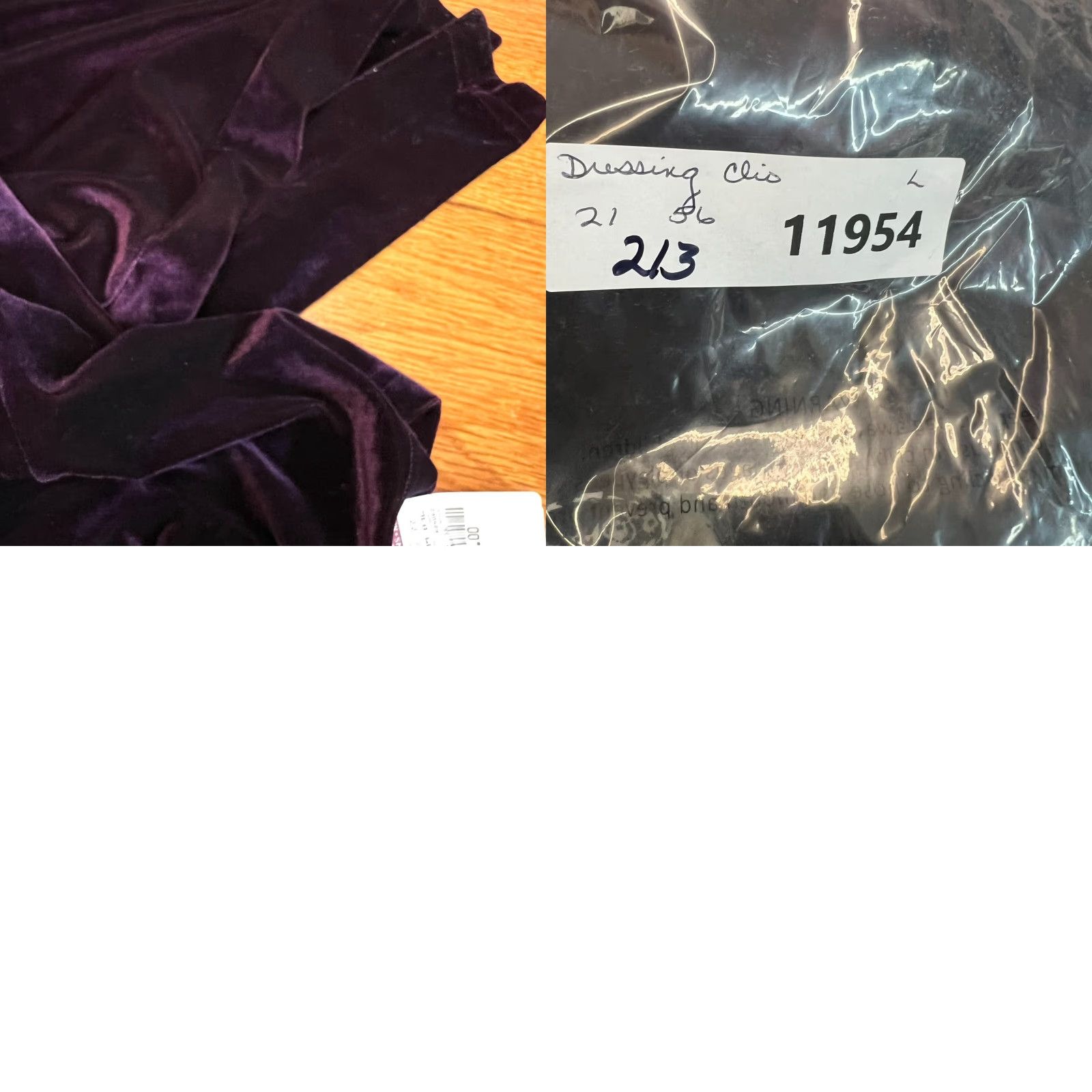 Velvet Dressing Clio Dress Maxi Velvet Dark Burgundy L Womens Size 36" / US 14 / IT 50 - 8 Thumbnail