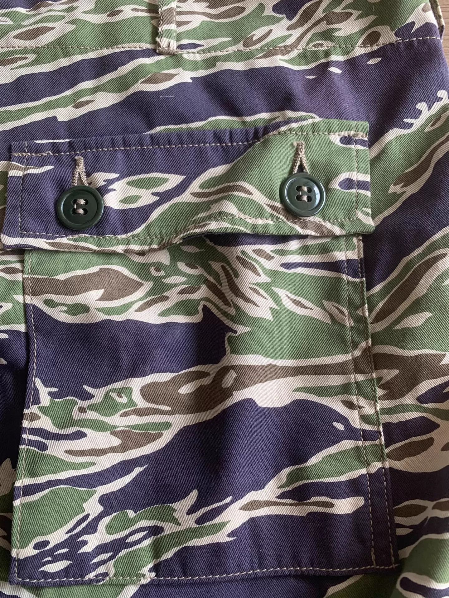 The Real McCoy's The Real McCoy's Tiger Stripe Camo 60s Military Cargo Pants XL Size US 36 / EU 52 - 8 Thumbnail