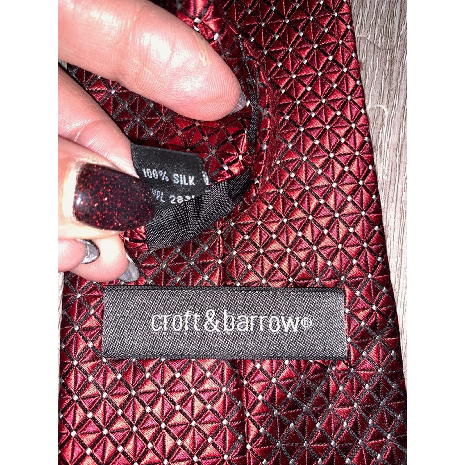 The Unbranded Brand Silk Tie Collection Set of 5 Geometric Designer Men's Ties Size ONE SIZE - 6 Thumbnail