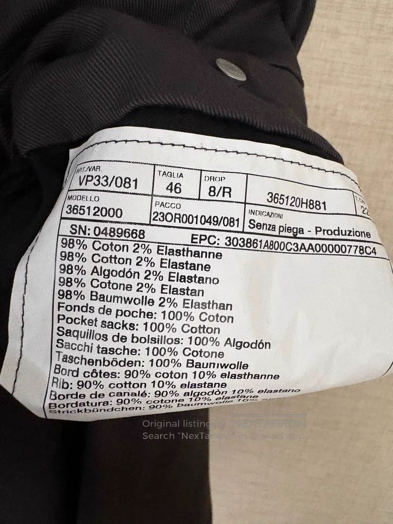 Hermes Hermes Men's Drawstring Jogger Pants for Spring and Autumn Size US 30 / EU 46 - 9 Thumbnail