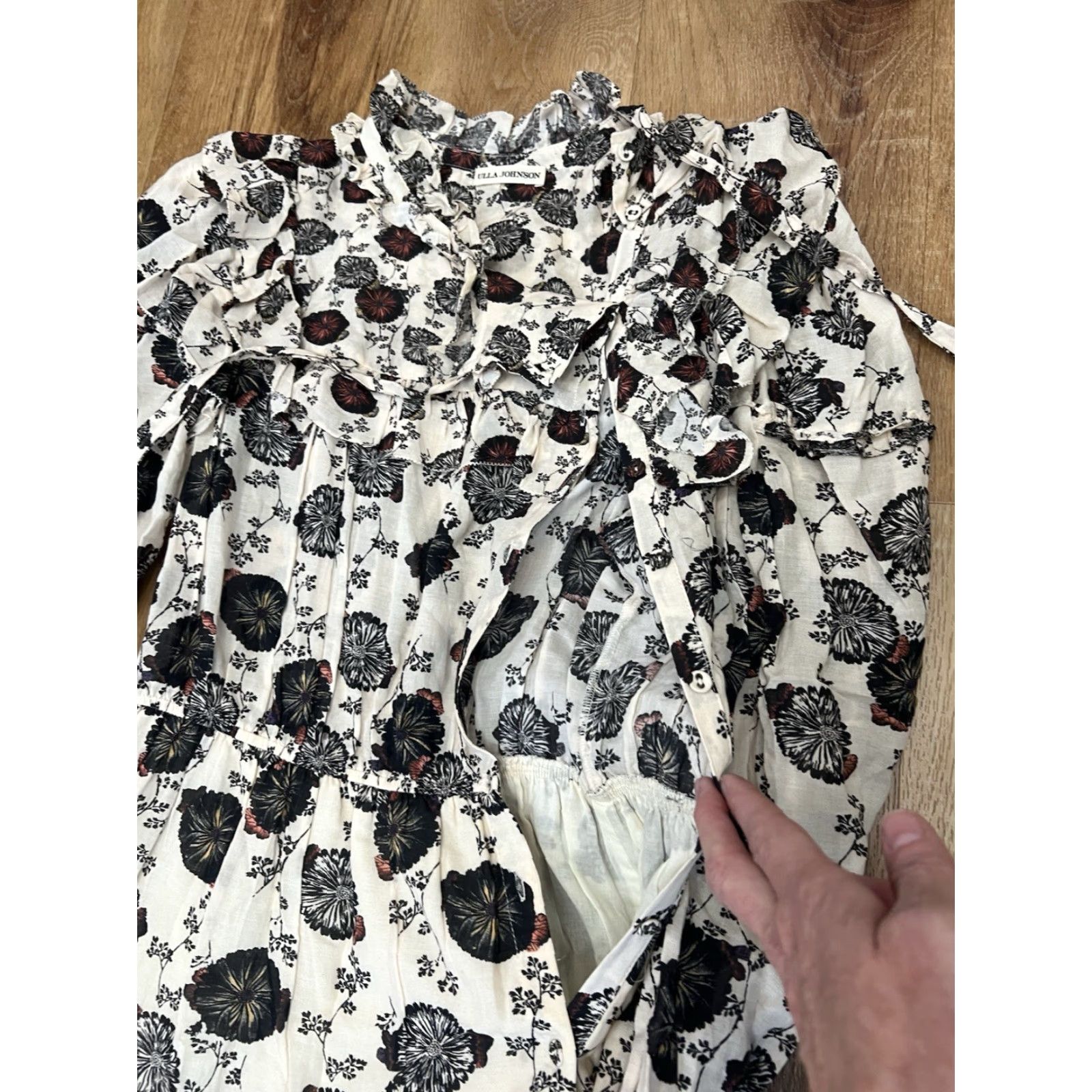 Ulla Johnson Ulla Johnson Winnifred Midi Dress 4 EUC Womens Dress Multicolor Midi 50.25” Womens Size S / US 4 / IT 40 - 6 Thumbnail