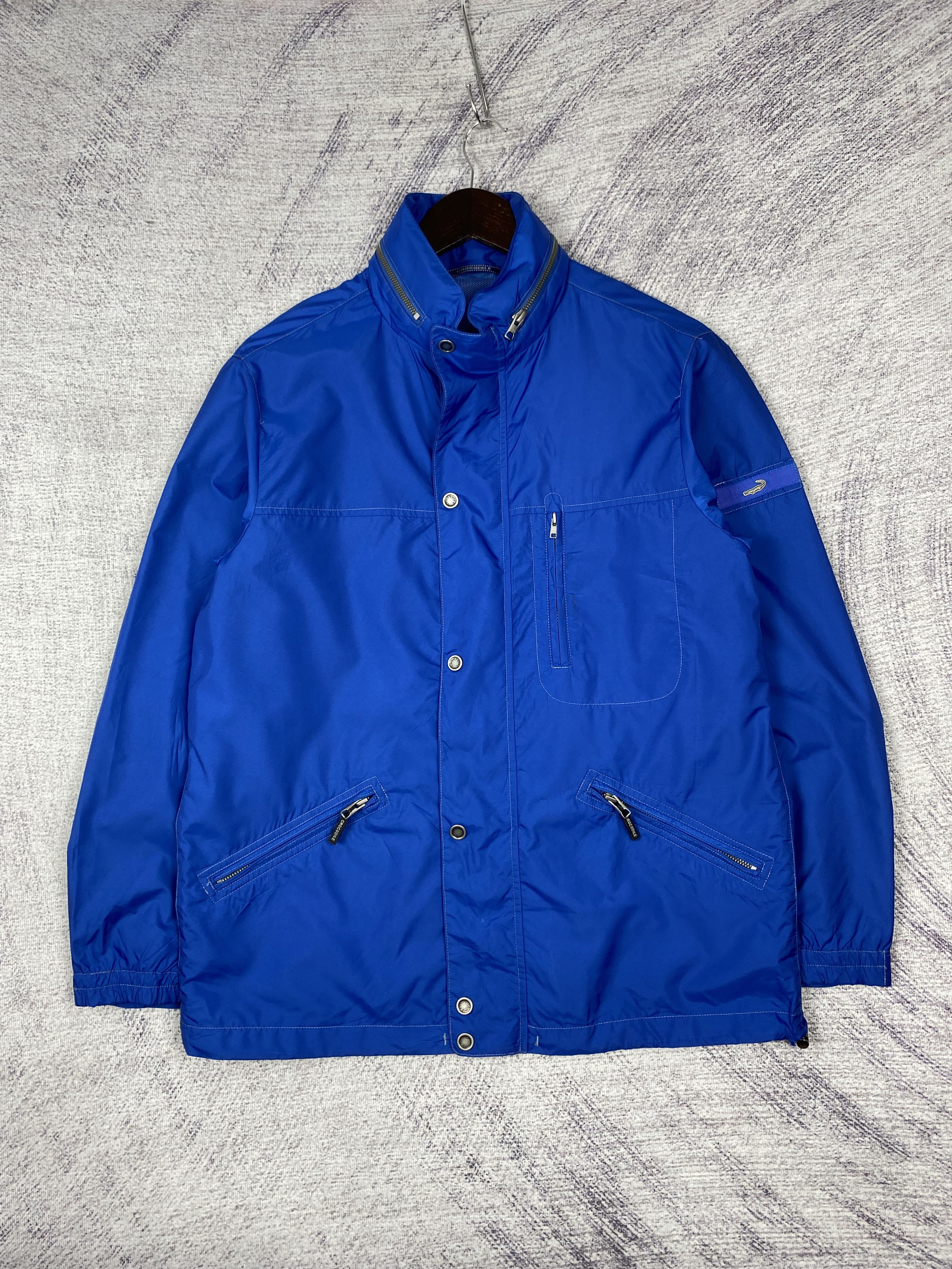 Japanese Brand Vintage Crocodile Zip Up Blue Jacket Size US M / EU 48-50 / 2 - 1 Thumbnail