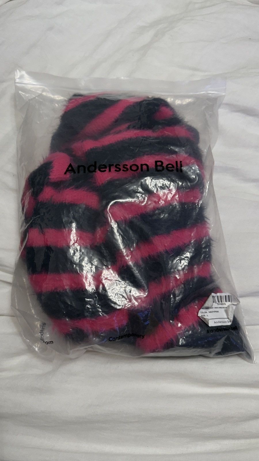 Andersson Bell Andersson Bell Pink Hairy Sweater Size US L / EU 52-54 / 3 - 5 Thumbnail