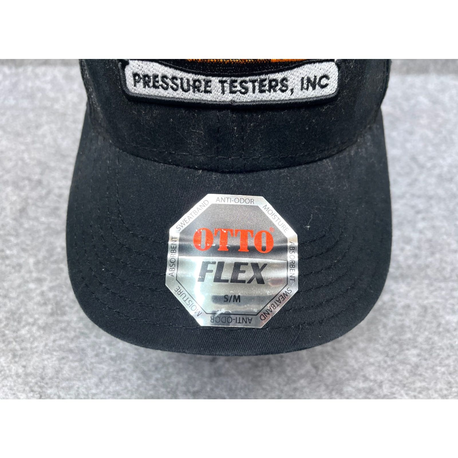Vintage Otto Hat Cap Panther Pressure Testers Fitted Adult Medium Black Cotton Blend Baseball Cap Mens Size US 31 - 3 Thumbnail