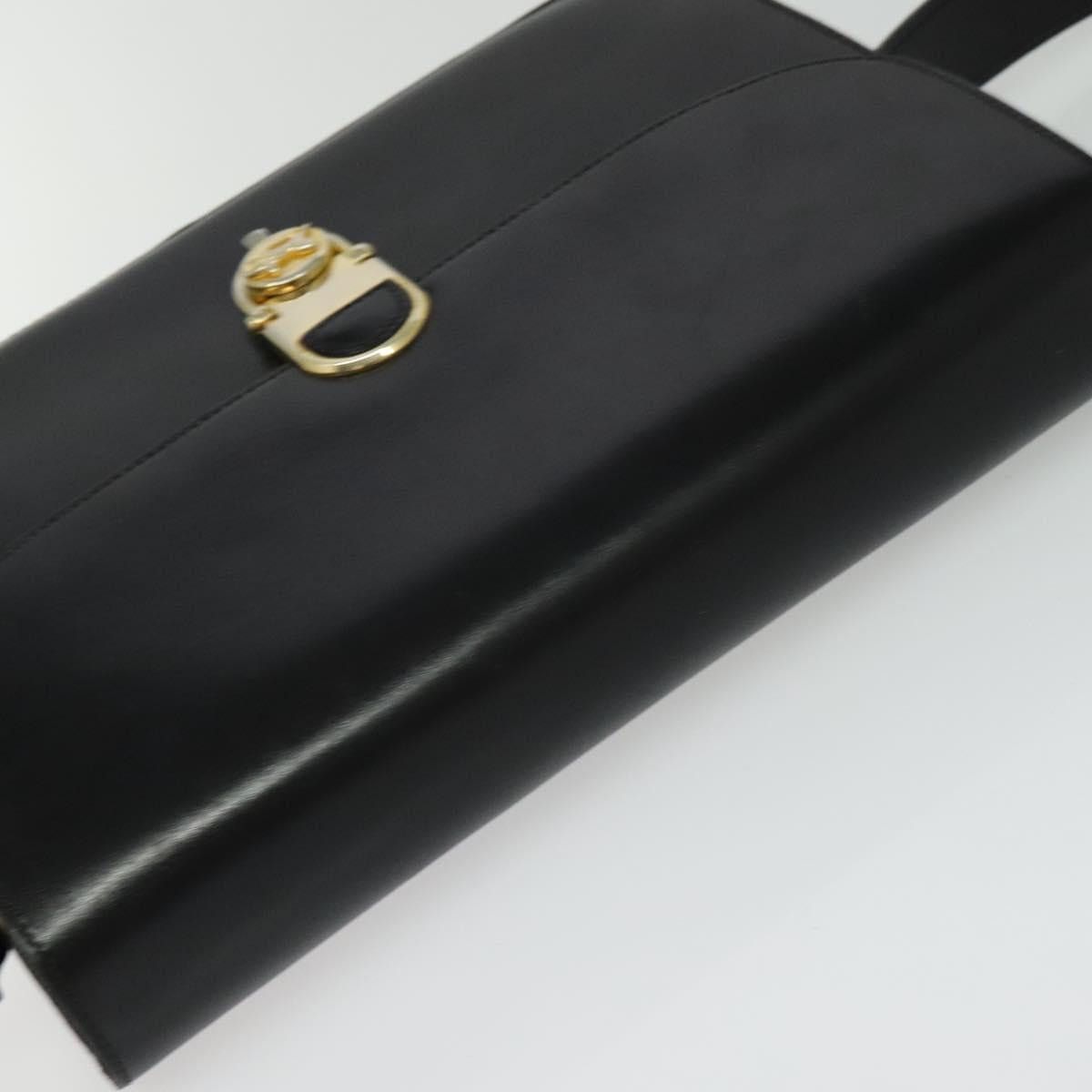 Celine CELINE Shoulder Bag Leather Black Gold Size ONE SIZE - 6 Thumbnail