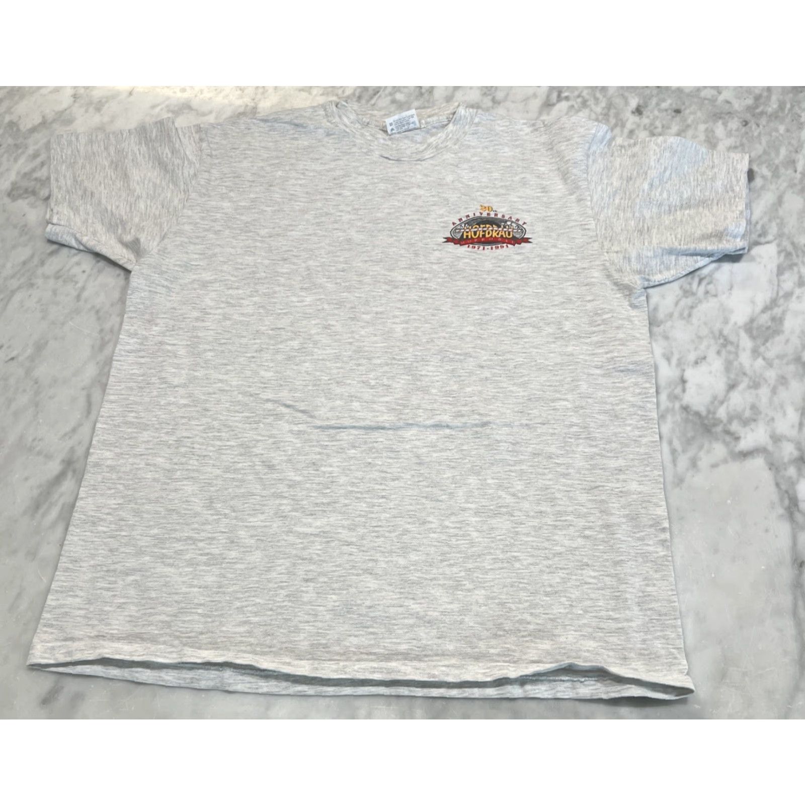 Hanes VINTAGE 1991 Der Albatross Hofbrau Morro Bay XL Single Stitch Gray T Shirt Size US XL / EU 56 / 4 - 3 Thumbnail