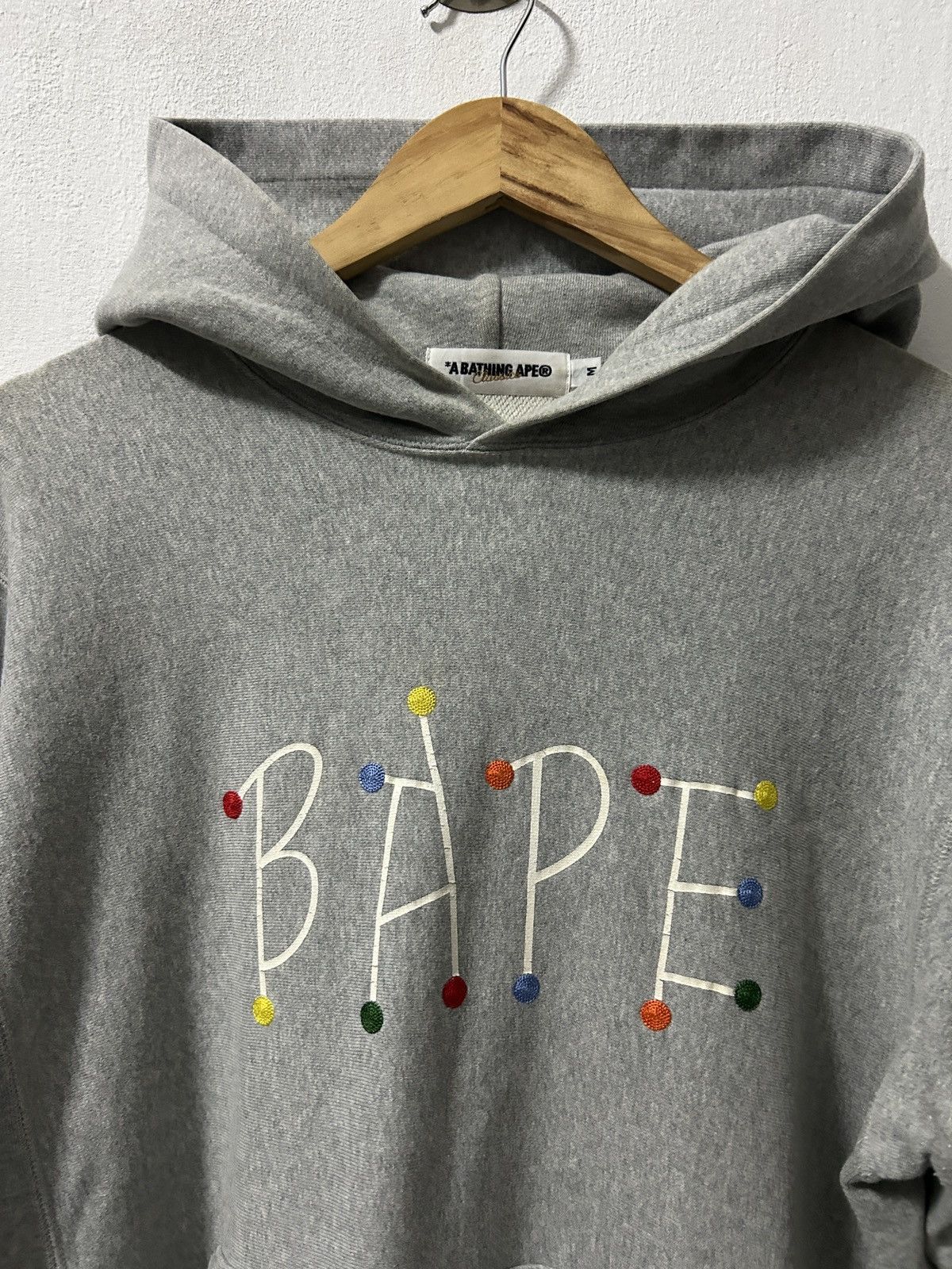 Bape Vintage Bape Bathing Ape spell out hoodie nigo era Size US M / EU 48-50 / 2 - 2 Thumbnail