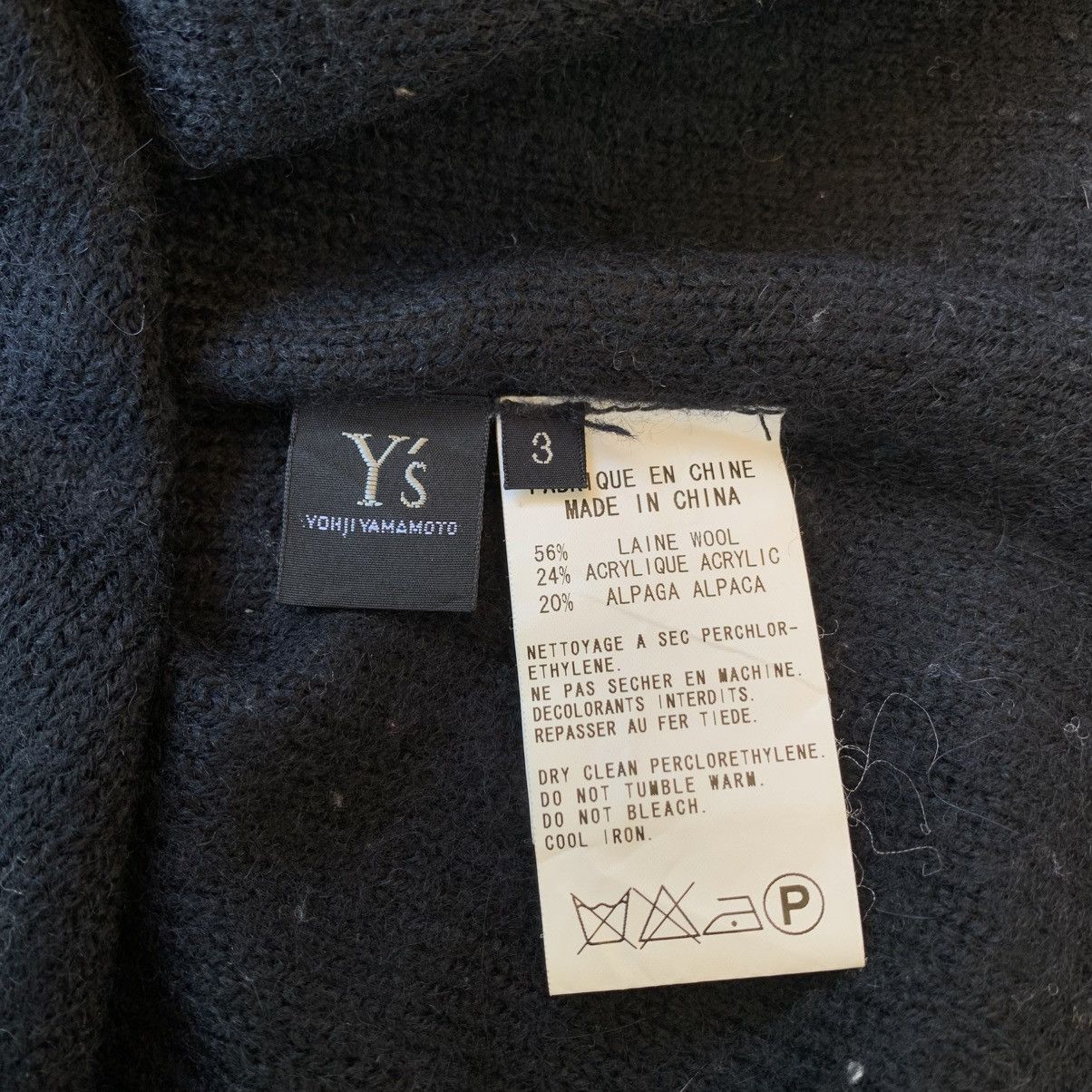 Yohji Yamamoto Y’s Yohji Yamamoto Mockneck Hairy Knitwear Size US S / EU 44-46 / 1 - 9 Thumbnail