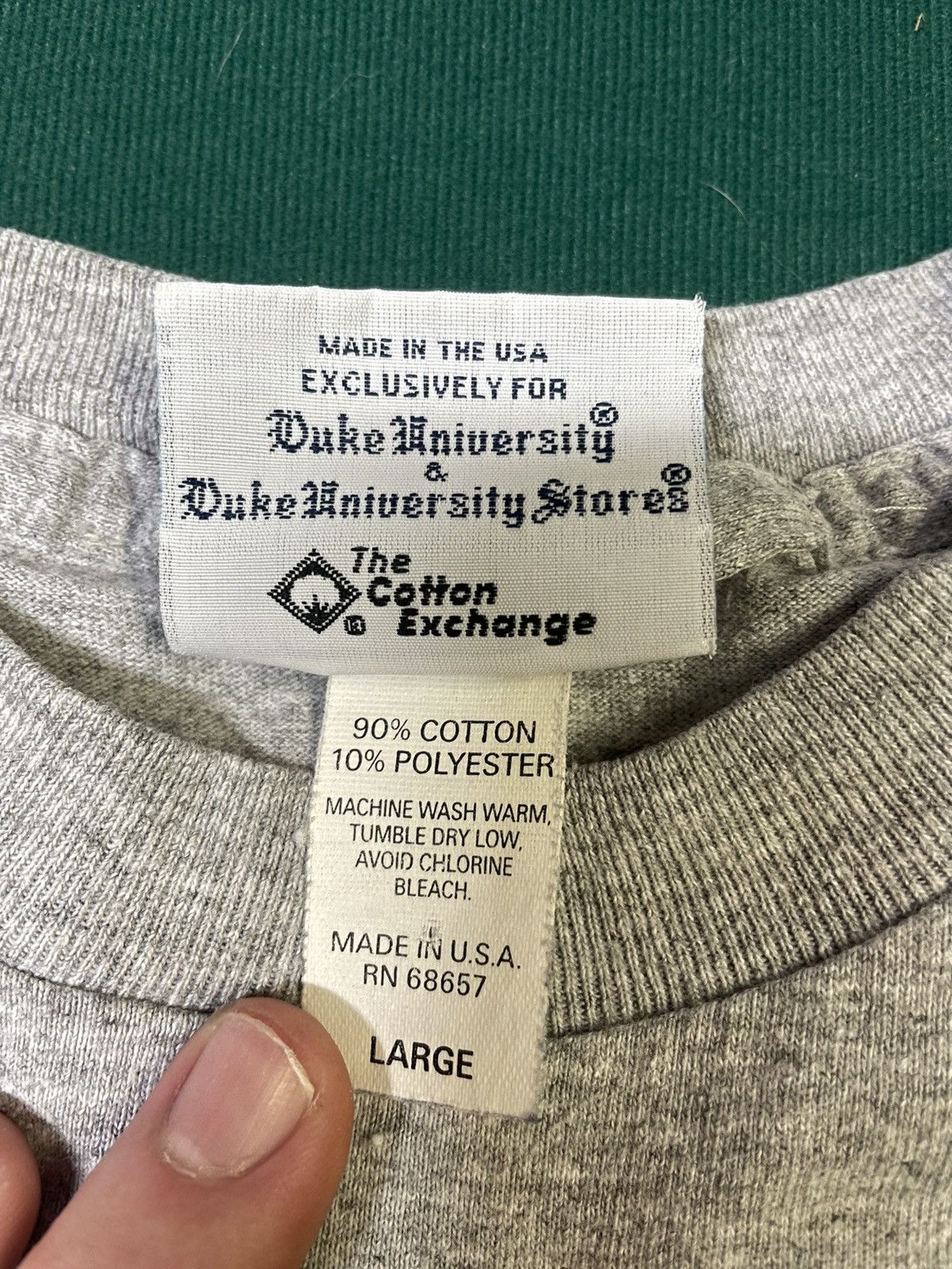 Other Vintage Duke University Long Sleeve Shirt Made in USA (90s) Size US L / EU 52-54 / 3 - 4 Thumbnail