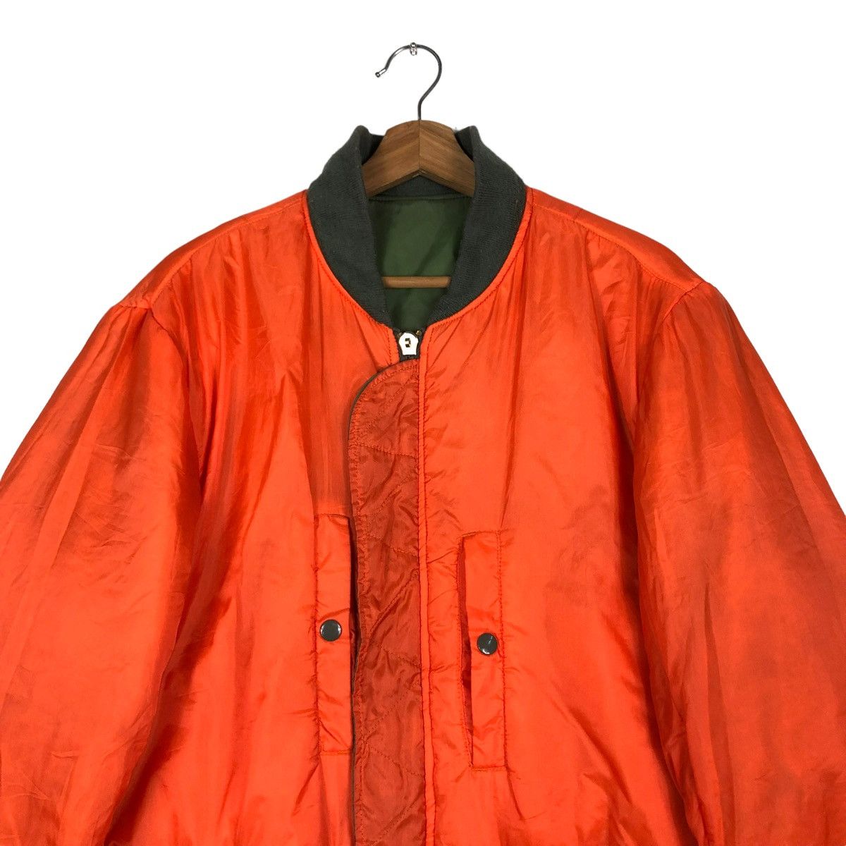 Japanese Brand 🔥RIOT RIOT VINTAGE BOMBER JACKET MA-1 REVERSIBLE MILITARY Size US M / EU 48-50 / 2 - 15 Thumbnail