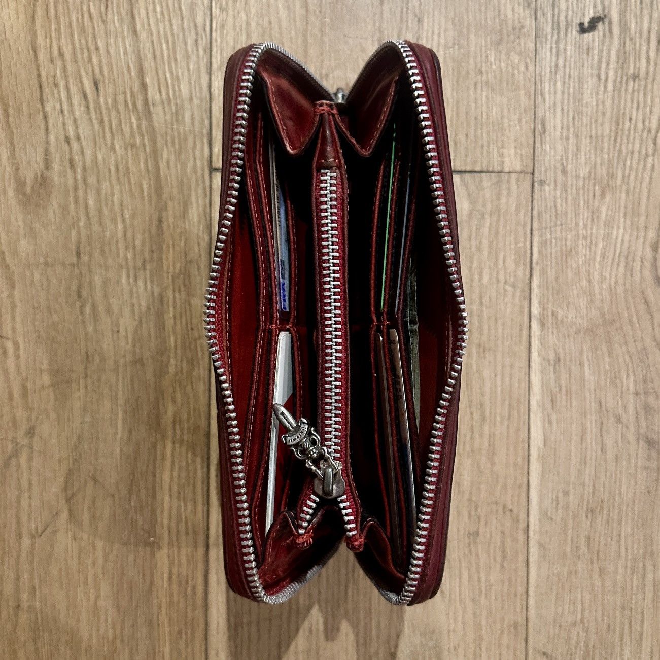 Chrome Hearts Chrome Hearts Crimson Filigree Long Zip Wallet Size ONE SIZE - 6 Thumbnail