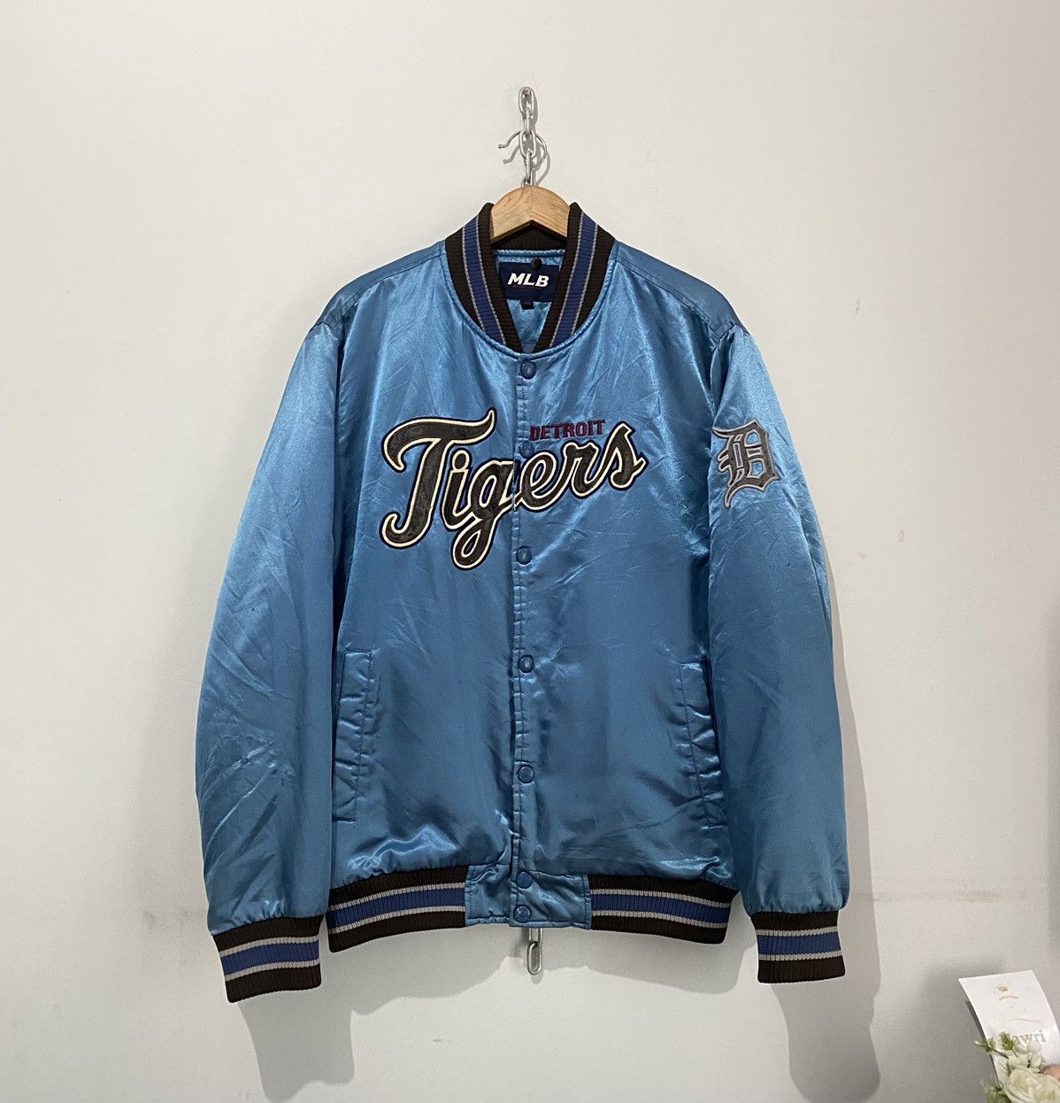 MLB × Vintage Vintage MLB Detroit Tigers Varsity Jacket Size US XL / EU 56 / 4 - 1 Thumbnail