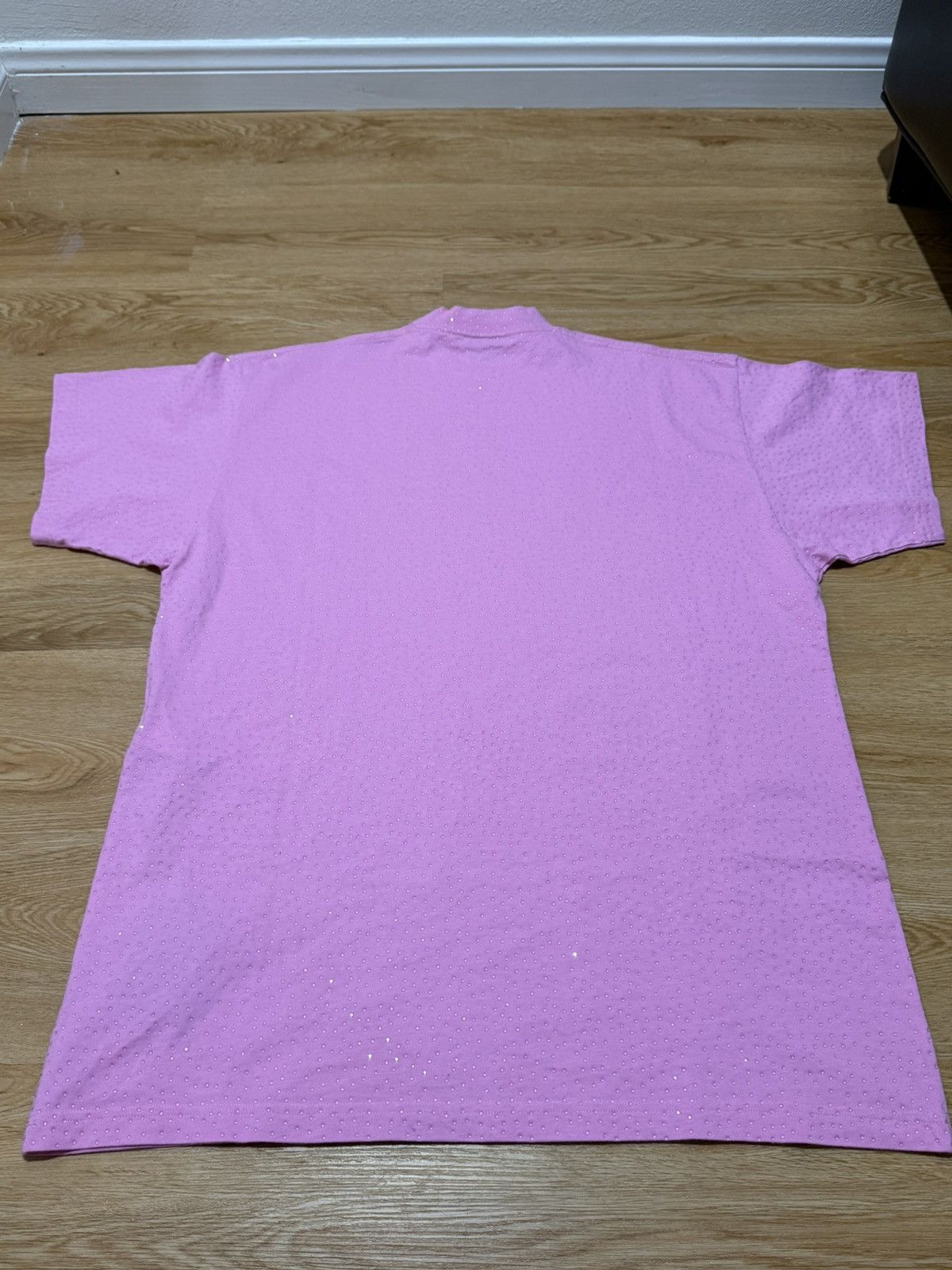 Balenciaga Balenciaga pink Rhinestone Shirt Size US L / EU 52-54 / 3 - 6 Thumbnail