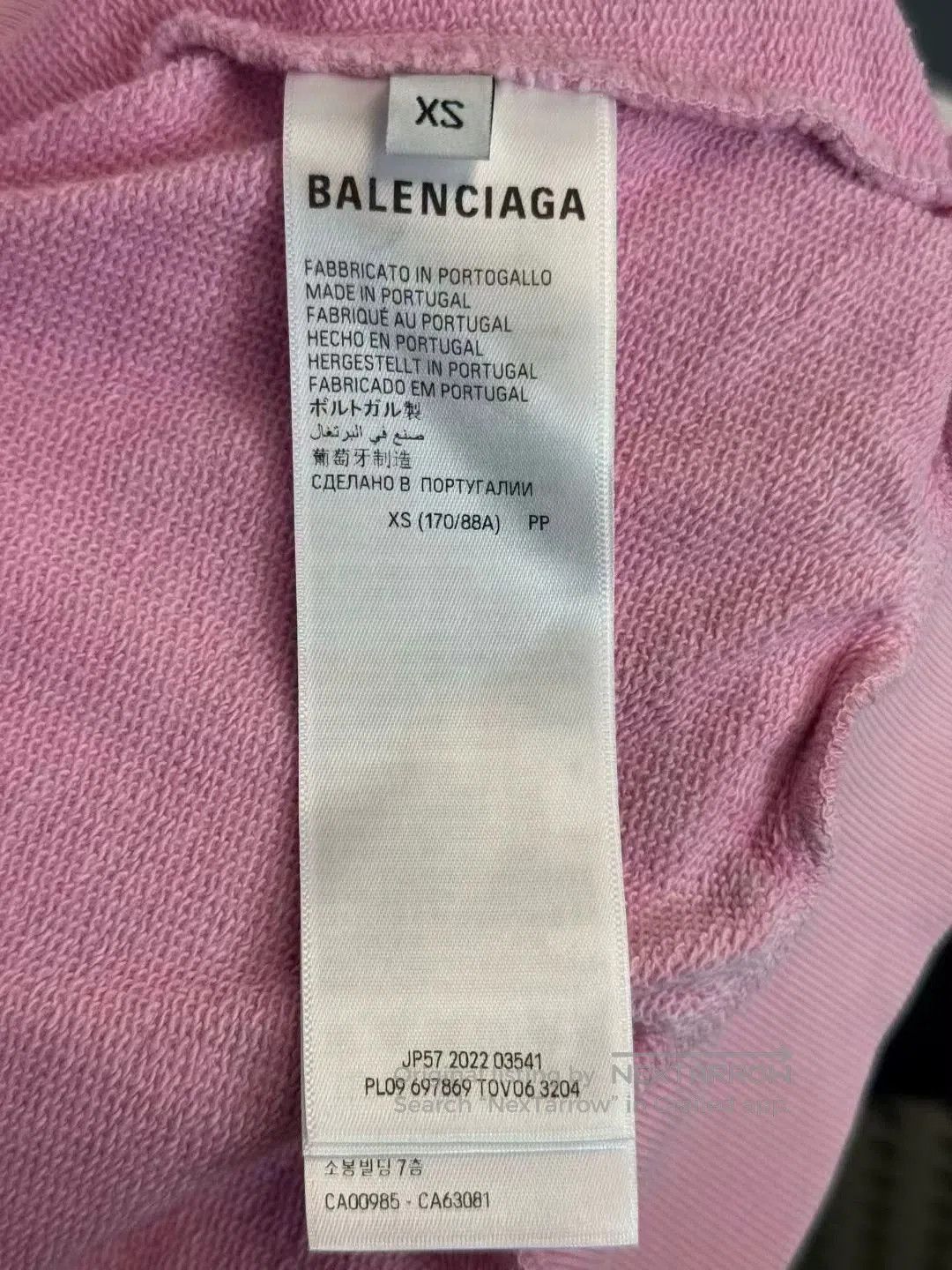 Balenciaga Balenciaga Pink XS Sweatshirt New With Tags. Size US XS / EU 42 / 0 - 5 Thumbnail