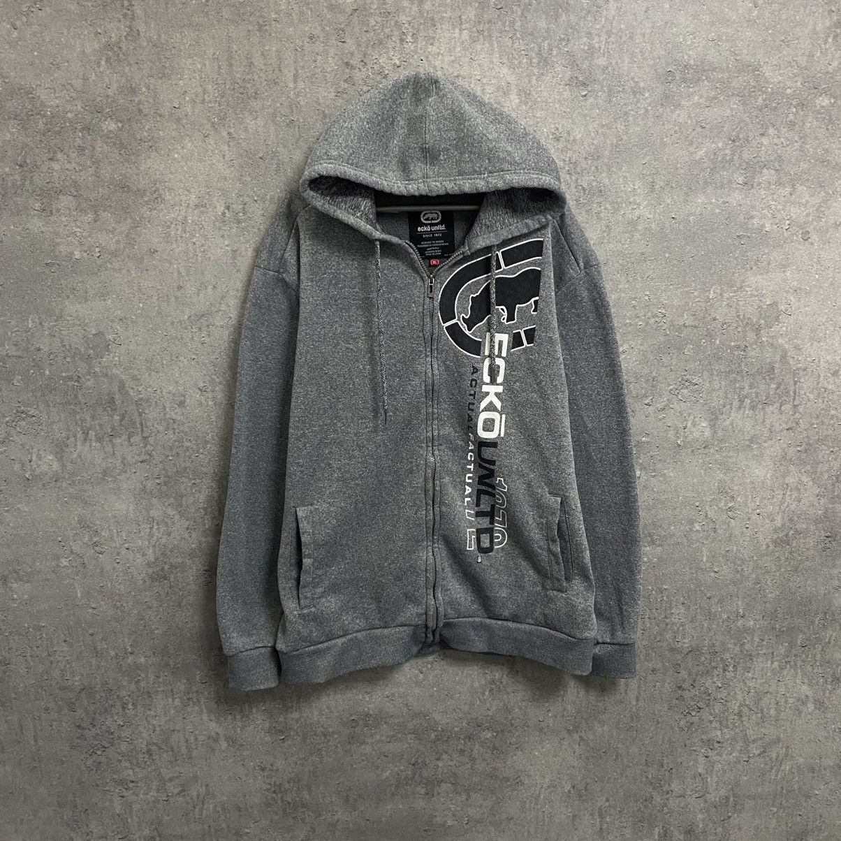 Ecko Unltd. Vintage Big Logo Rare Skate Rap Ecko Unltd Zip Hoodie Size US XL / EU 56 / 4 - 1 Thumbnail