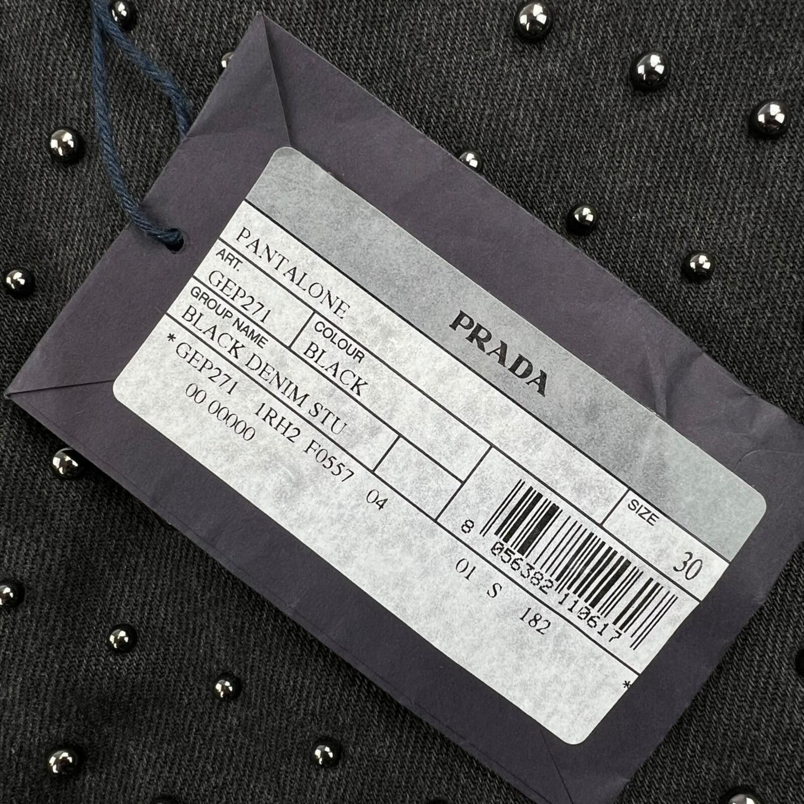 Prada Prada FW18 Stud Embellished Jeans Size US 30 / EU 46 - 5 Thumbnail