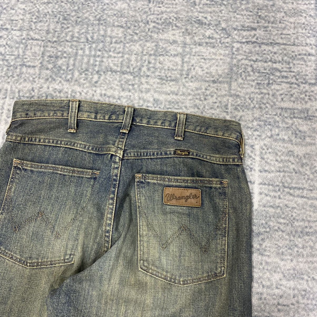 Beauty Beast × Le Grande Bleu (L.G.B.) × Vintage Sick☠️ Wrangler Mud Wash Jeans 80s 90s Dirty Size US 31 - 13 Thumbnail