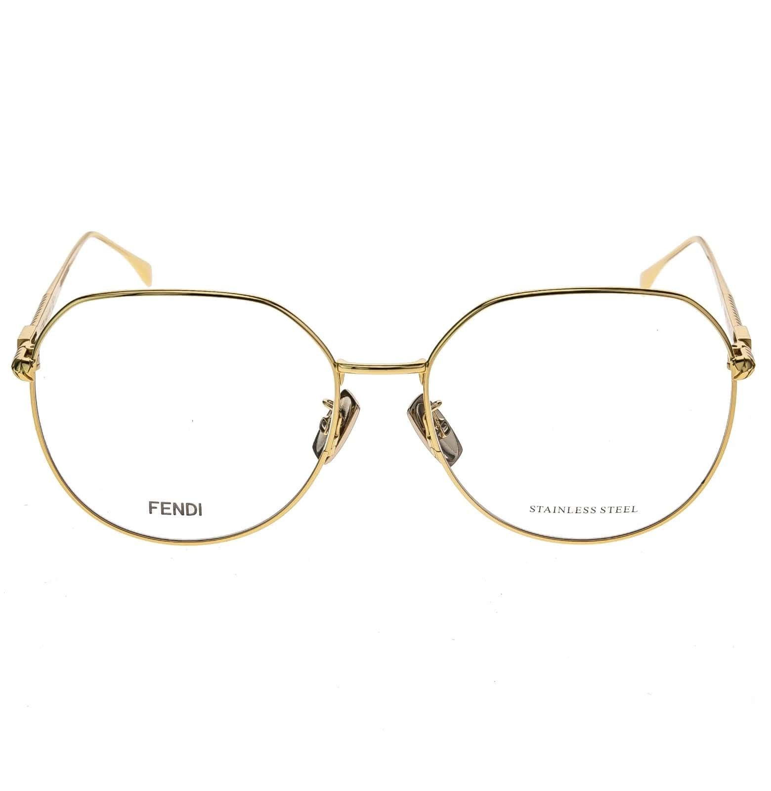 Fendi FENDI FF0454F BAGUETTE 0454 Gold Retro Eyeglasses Optical Size ONE SIZE - 6 Thumbnail