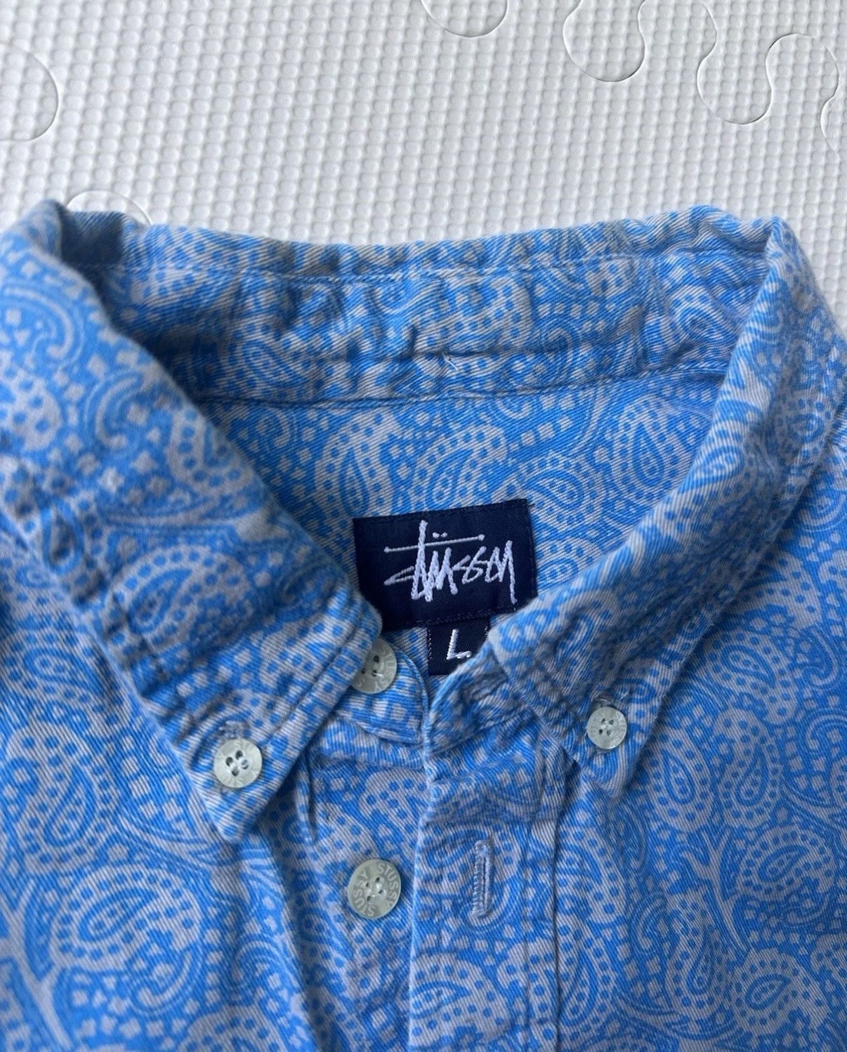 Stussy Stussy paisley made in USA button up y2k Size US L / EU 52-54 / 3 - 2 Thumbnail