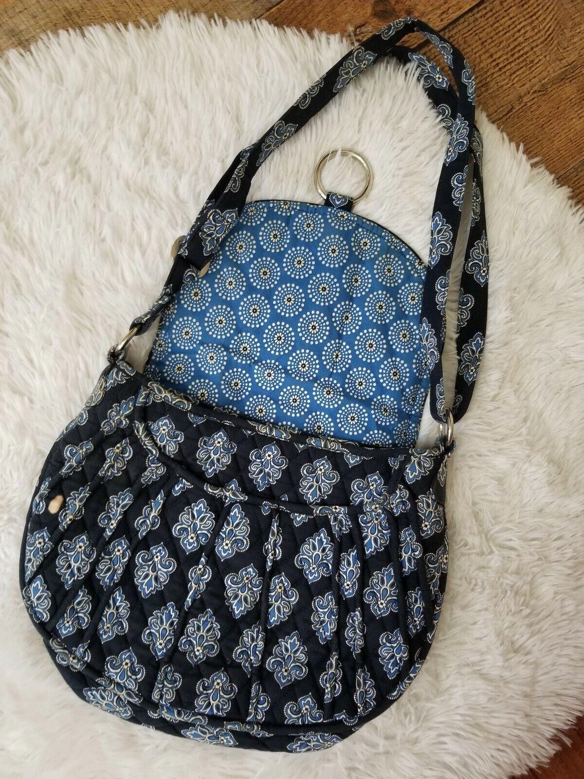 Designer Vera Bradley Bag Blue Please Read Medium Tote Size ONE SIZE - 8 Thumbnail