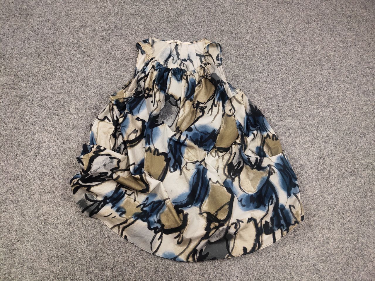 Other Hache Italy Design Paint Cotton Oversized Blouse with straps Size M / US 6-8 / IT 42-44 - 2 Thumbnail