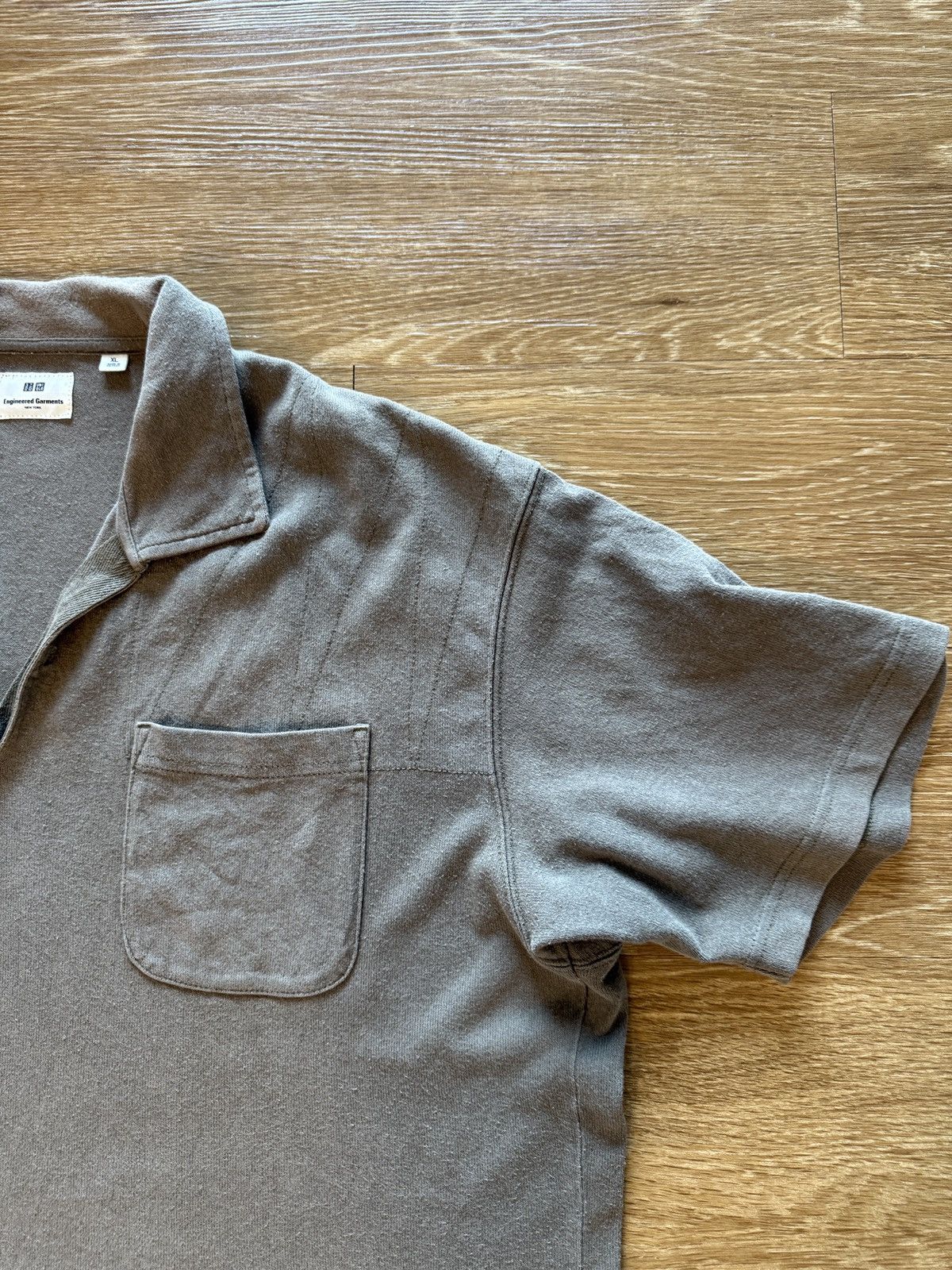 Engineered Garments × Uniqlo Engineered Garments x Uniqlo Olive Green polo shirt Size US XL / EU 56 / 4 - 3 Thumbnail