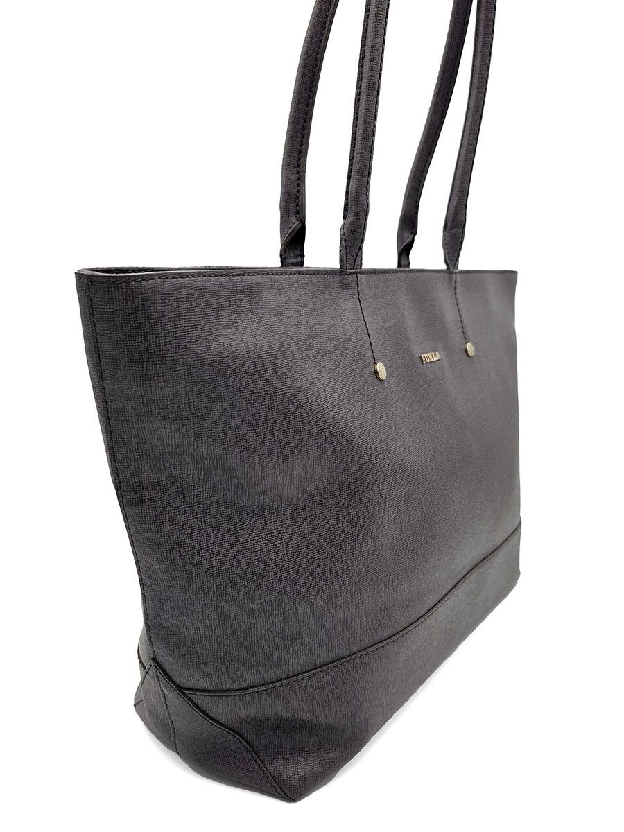Furla Furla Melissa Gray Leather Shopper Tote Size ONE SIZE - 2 Thumbnail