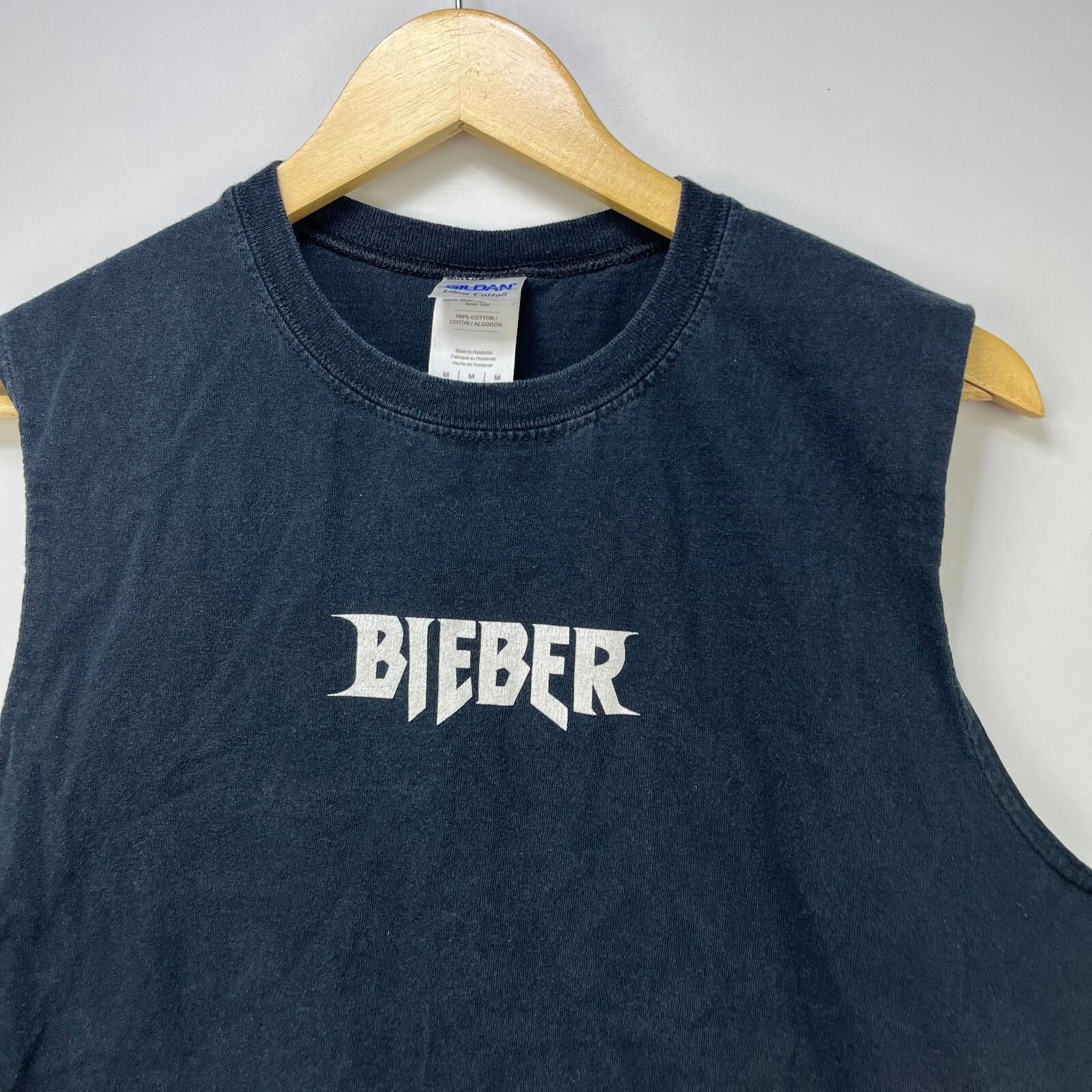 Gildan Justin Bieber Sorry Tour Tank Top Shirt Medium Sleeveless Size US M / EU 48-50 / 2 - 5 Thumbnail