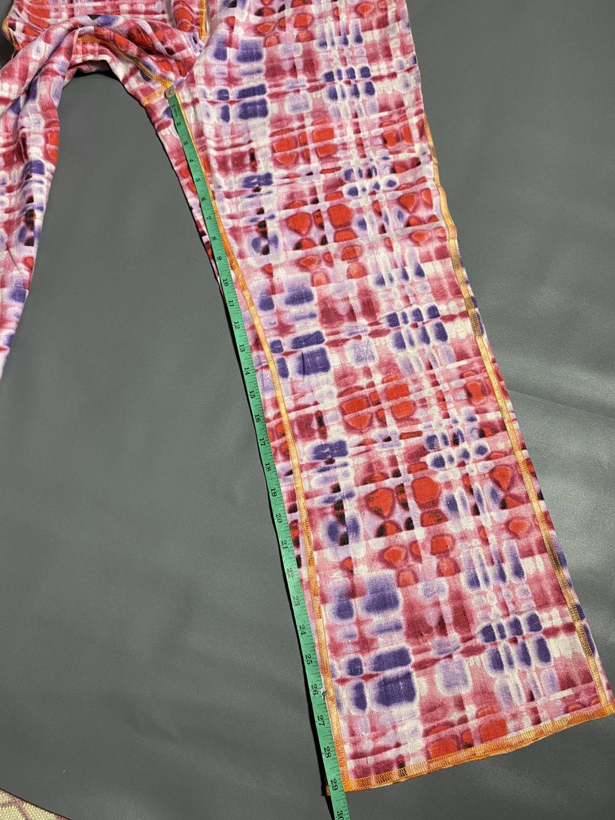 Fendi Vintage FENDI Multi Colour linen Pants Size 32" / US 10 / IT 46 - 15 Thumbnail