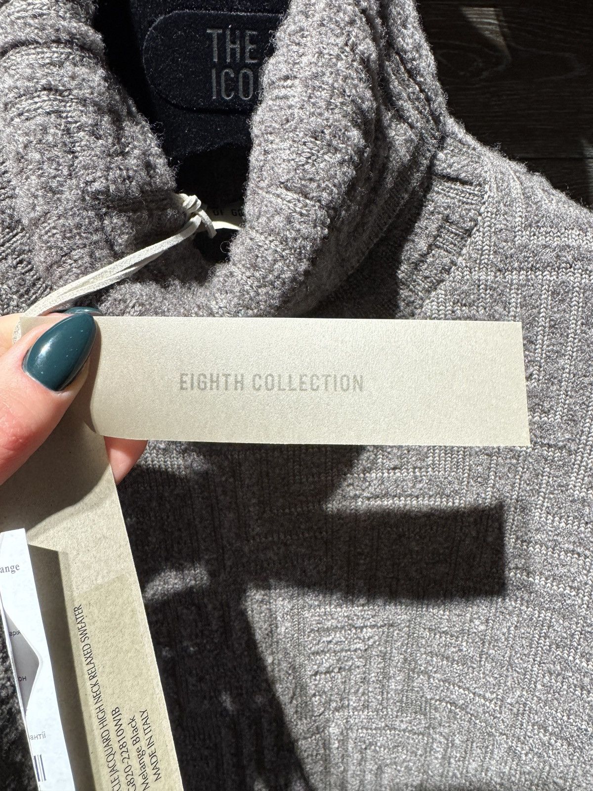 Fear of God Last Size Fear of God Wool Jacquard High Neck Sweater Size US XL / EU 56 / 4 - 5 Thumbnail