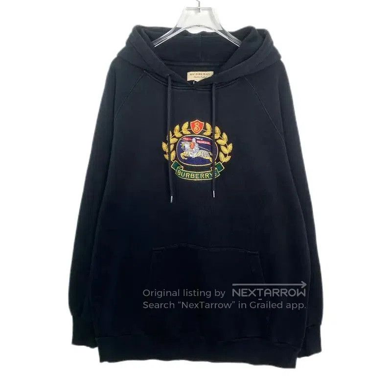 Burberry Burberry Black Cotton Men's Hoodie. Size US M / EU 48-50 / 2 - 1 Thumbnail