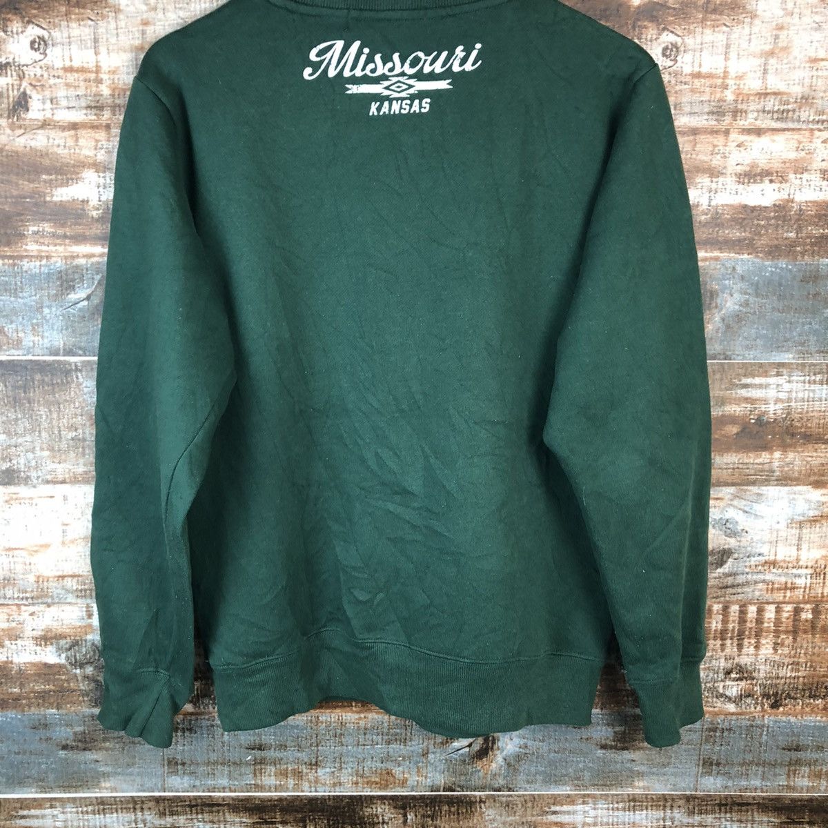 Japanese Brand Missouri Green vintage Sweatshirt #A2017 Size US S / EU 44-46 / 1 - 14 Thumbnail