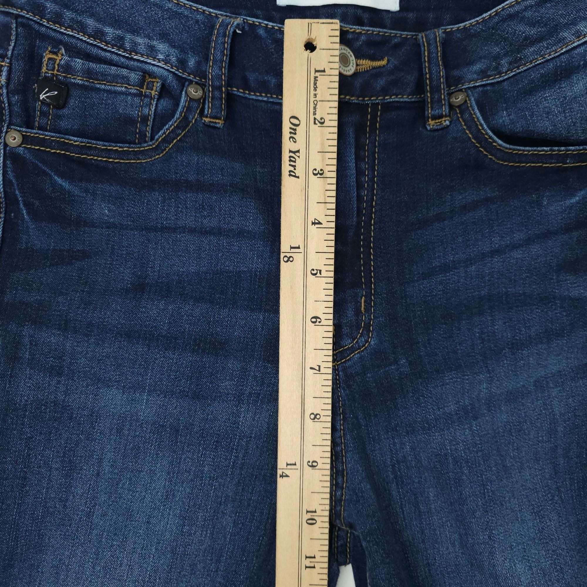 Kancan USA KanCan Curvy Ankle Jeans Womens Size 5 / 26 Mid Rise Dark Size 26" / US 2 / IT 38 - 4 Thumbnail