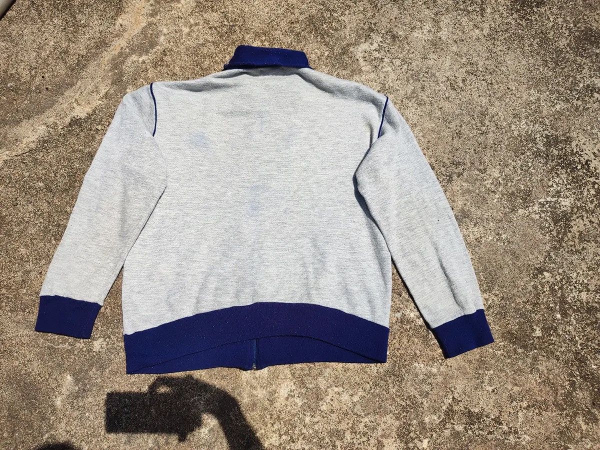 Nike Vintage 80s Nike Sportswear Full-Zip Track Jacket Grey/Blue Size US L / EU 52-54 / 3 - 9 Thumbnail