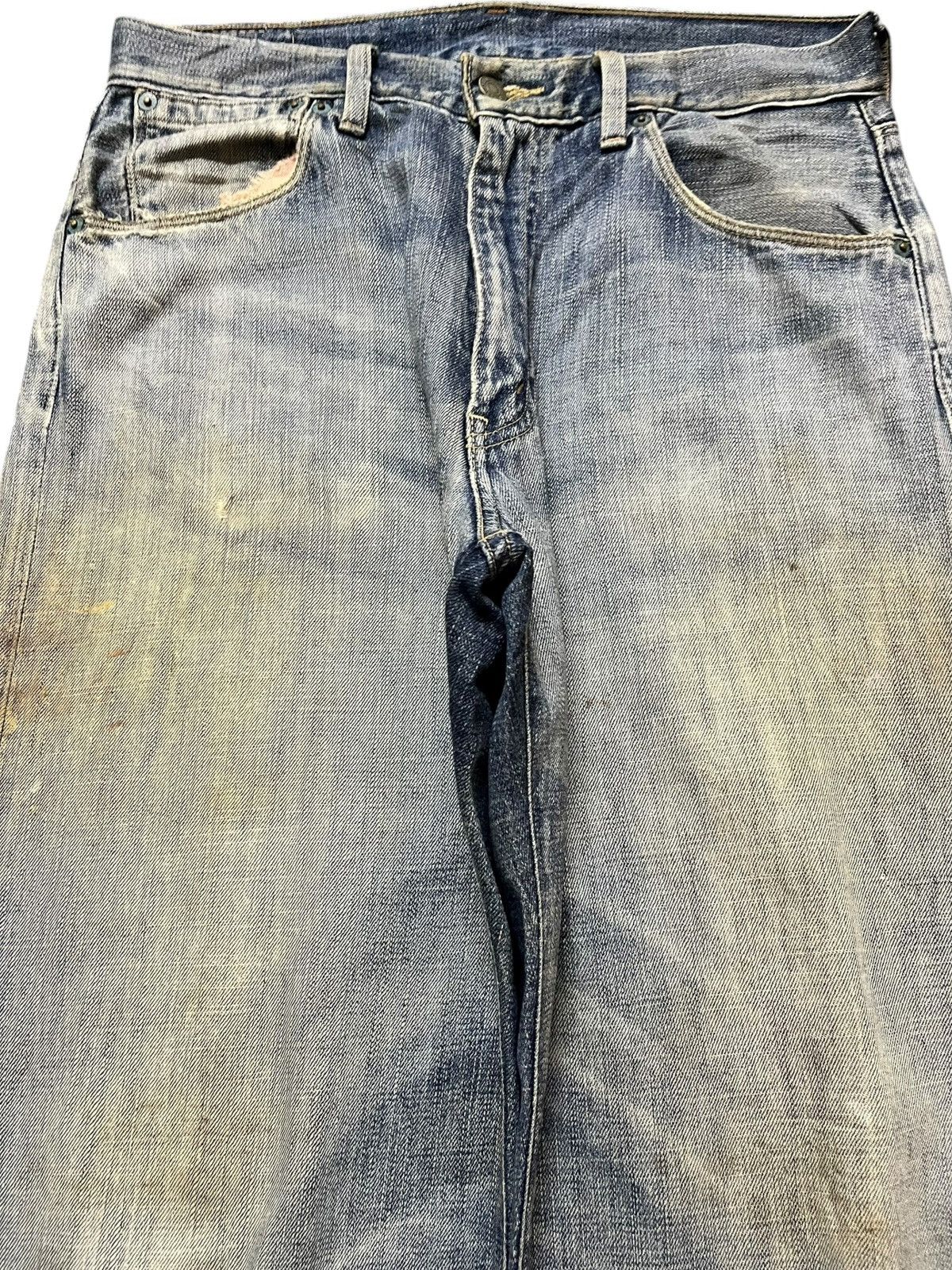 Levi's Vintage Clothing Vintage Levi’s 554 Baggy Mudwash Denim Size US 31 - 2 Thumbnail