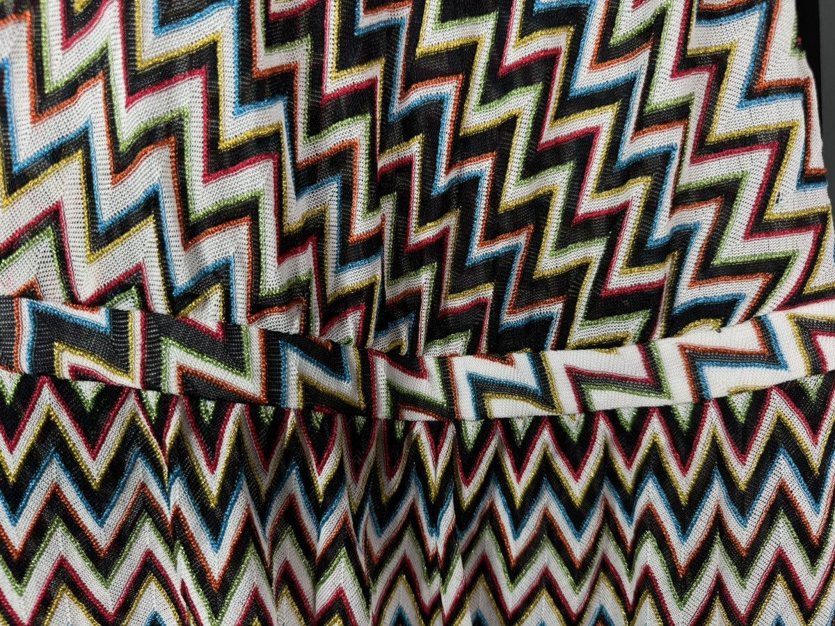 Missoni Missoni Mare Rainbow & Black Zigzag Romper, Size 42 Size 28" / US 6 / IT 42 - 12 Thumbnail