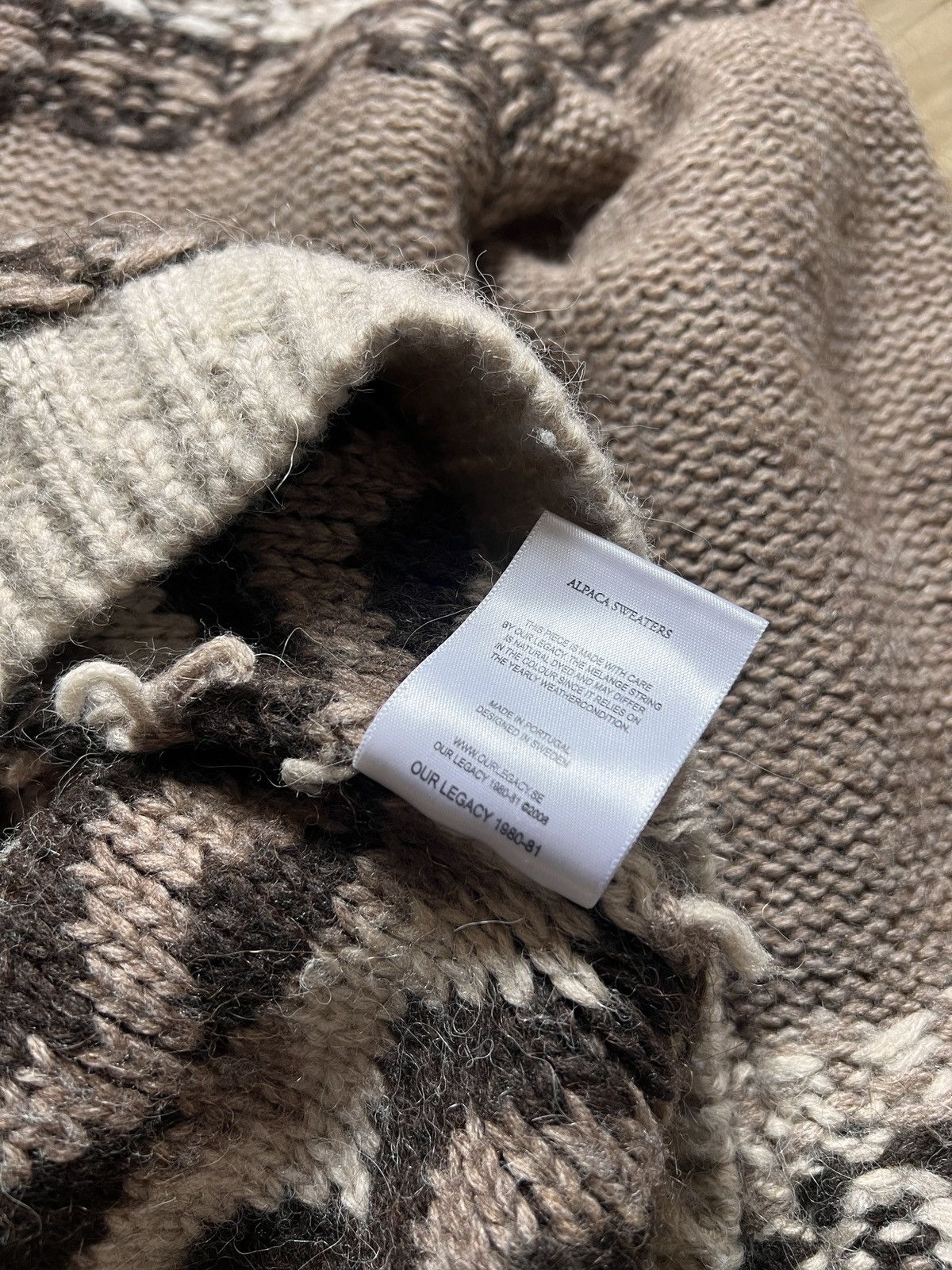 Our Legacy Our Legacy Thick Alpaca Knit Sweater M Size US M / EU 48-50 / 2 - 11 Thumbnail